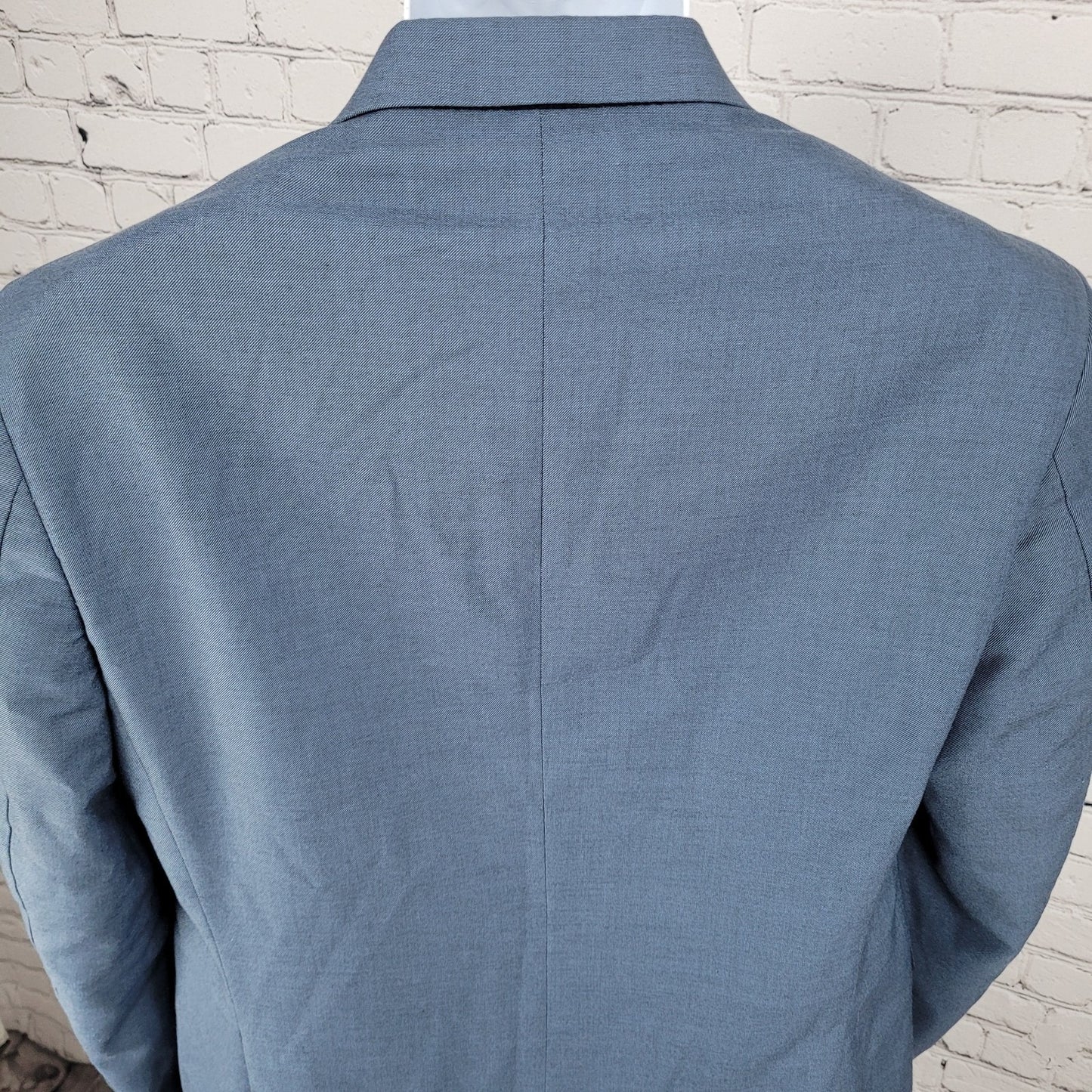 Kenneth Cole Reaction Blue 2 Button Vented Blazer Sport Coat Size 40S