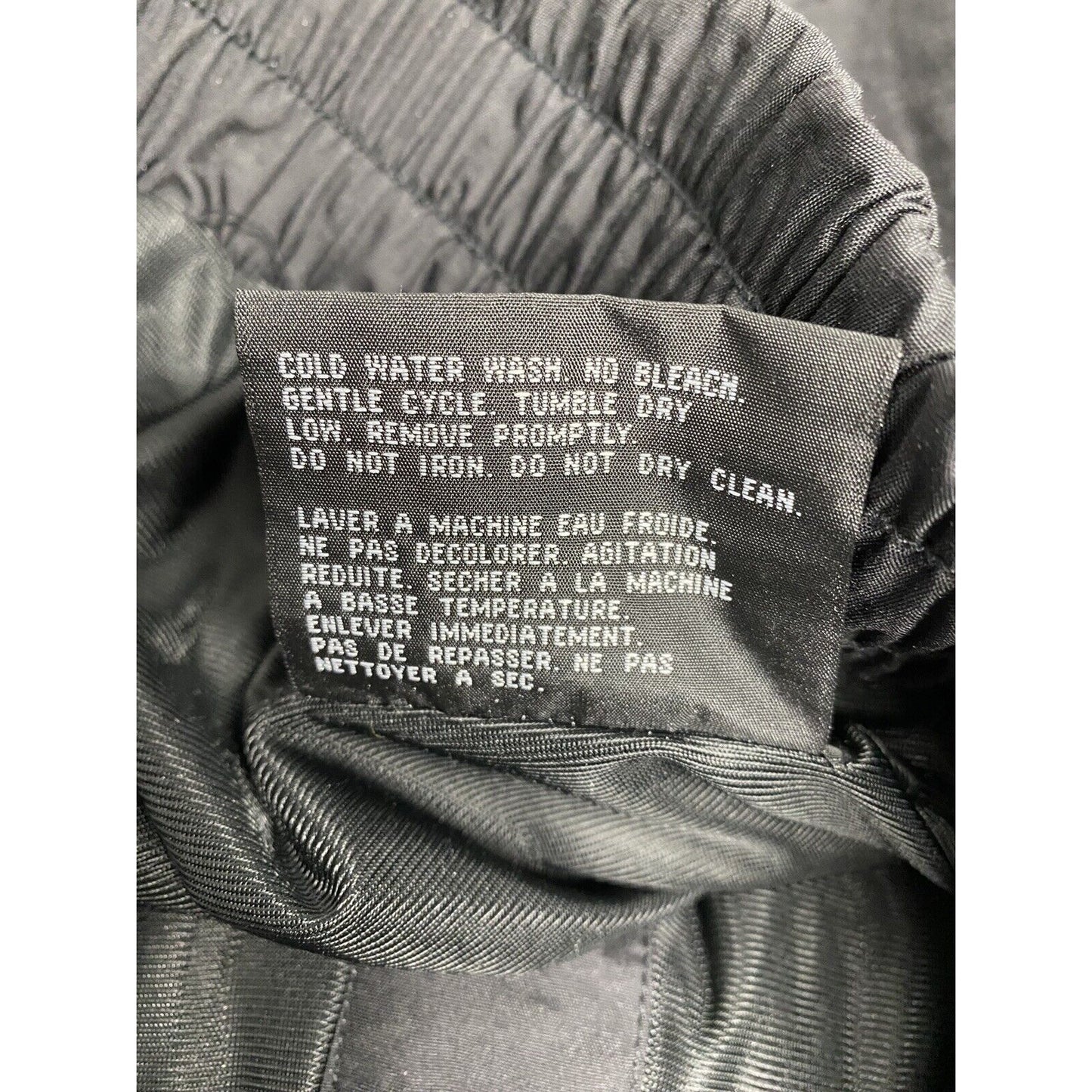 Roffe Black Waterproof Breathable Adjustable Waist Side Zip Ski Snow Pants L