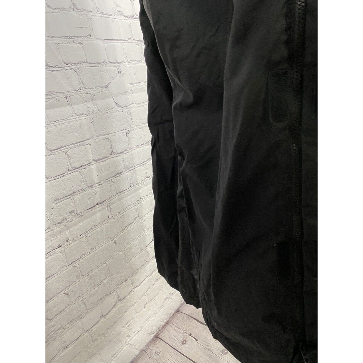 Roffe Black Waterproof Breathable Adjustable Waist Side Zip Ski Snow Pants L