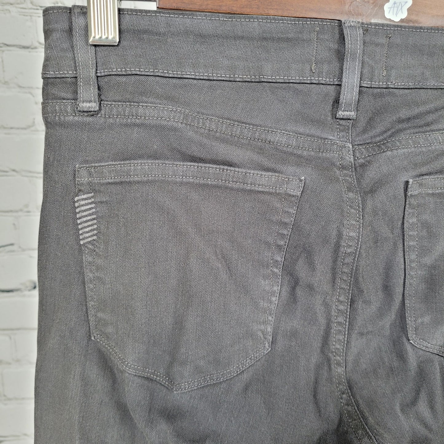 Paige Denim Grey Verdugo Ankle Skinny Jeggings Jeans USA Made Size 28 (28x27)