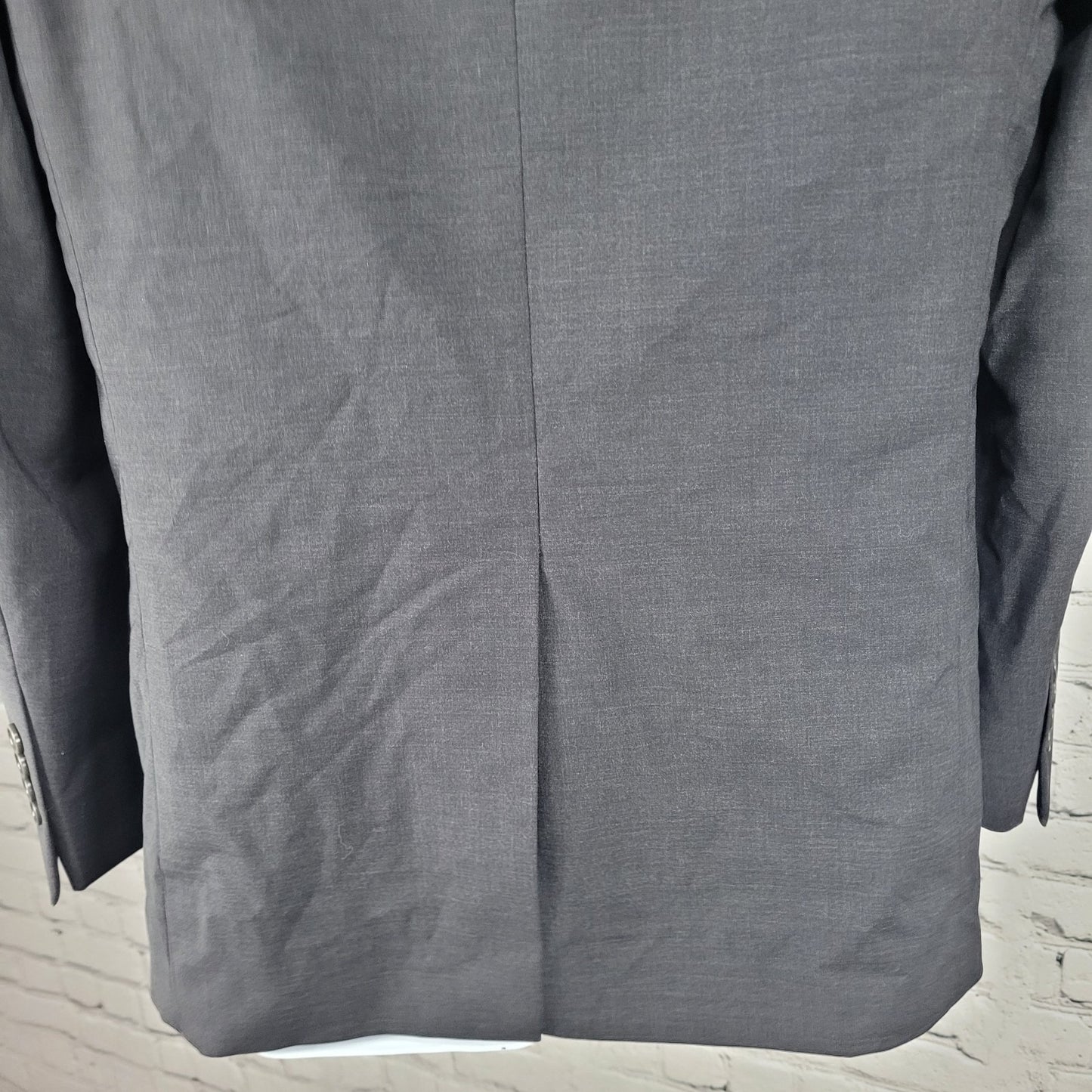 Brooks Brothers Grey Wool Blend Explorer Regent Fit Notch Blazer Sport Coat 38S