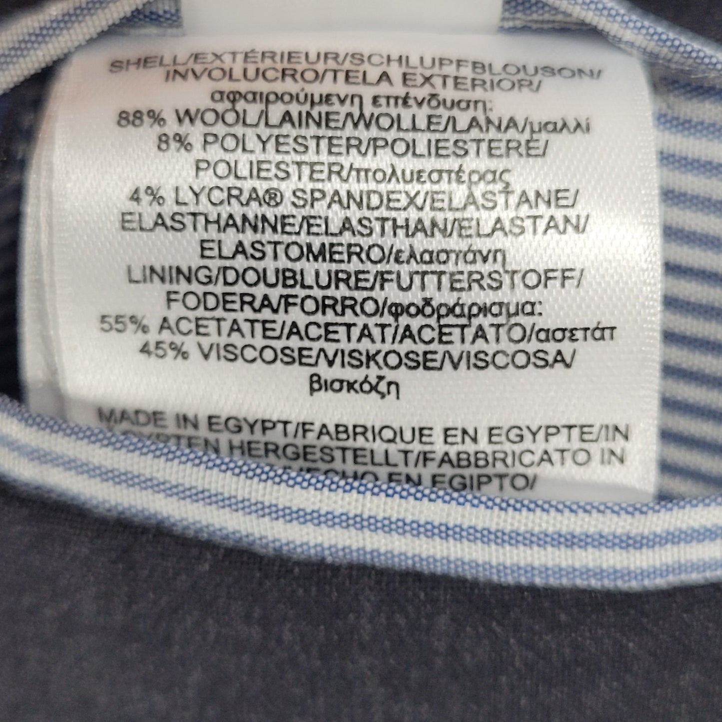 Brooks Brothers Grey Wool Blend Explorer Regent Fit Notch Blazer Sport Coat 38S