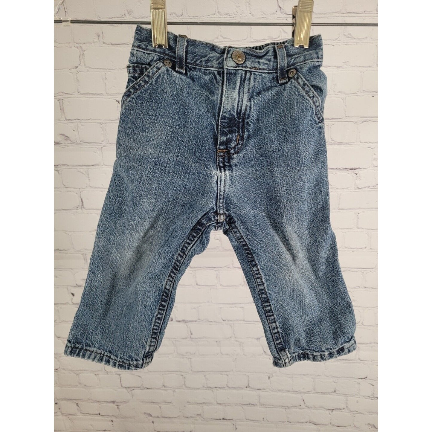 Toddler Arizona Blue Jeans 100% Cotton Elastic Waist Size 18 Months