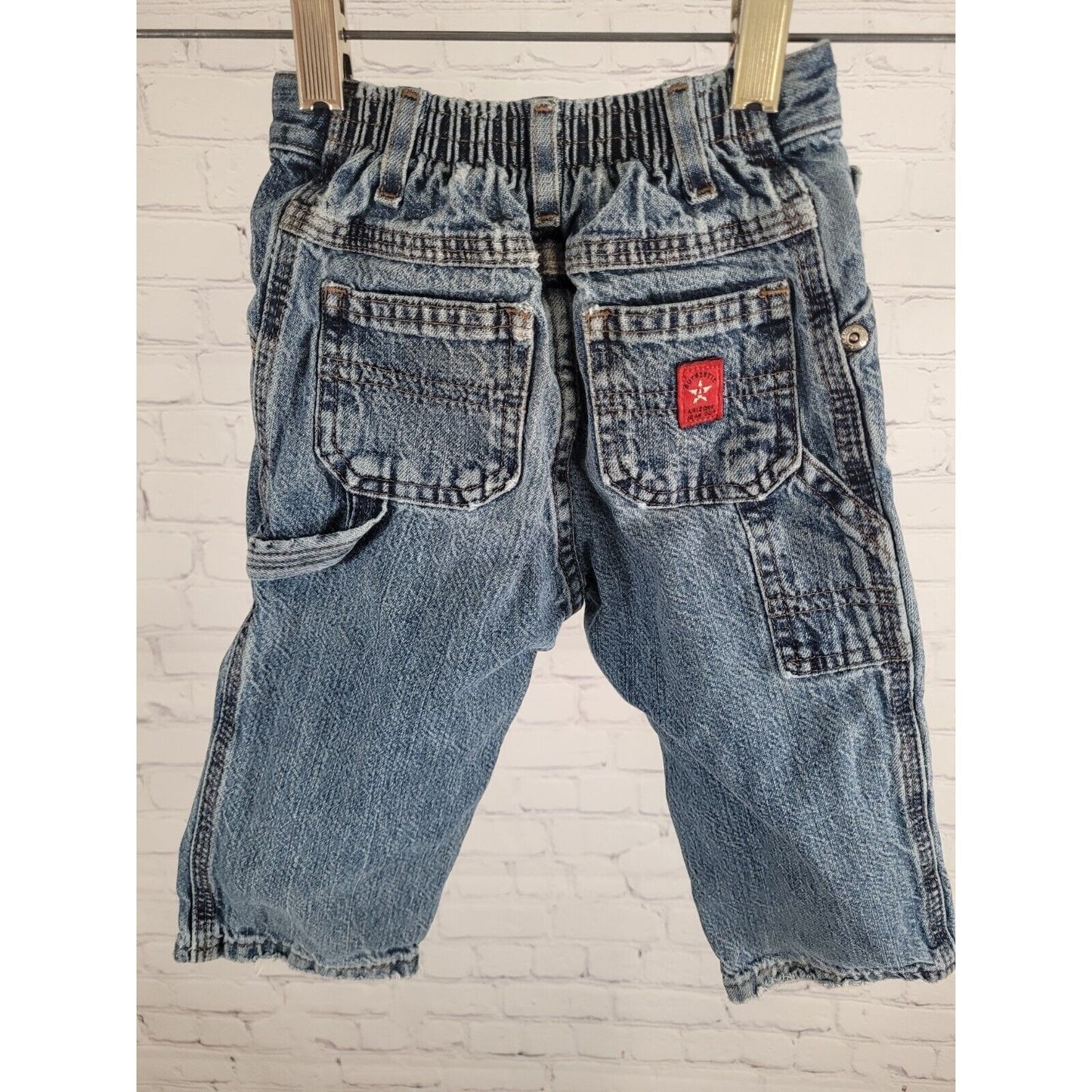 Toddler Arizona Blue Jeans 100% Cotton Elastic Waist Size 18 Months