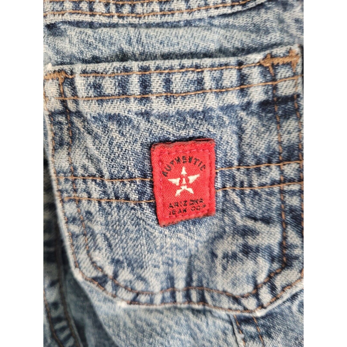 Toddler Arizona Blue Jeans 100% Cotton Elastic Waist Size 18 Months