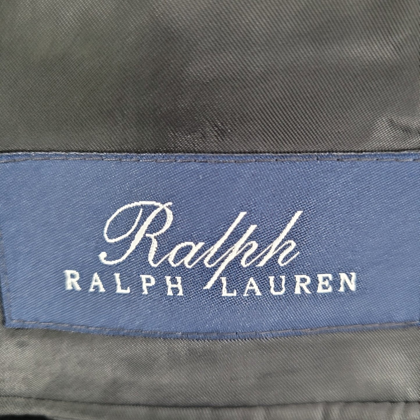 Ralph Ralph Lauren Blue 100% Wool Pinstriped 2 Button Blazer Sport Coat Size 46R