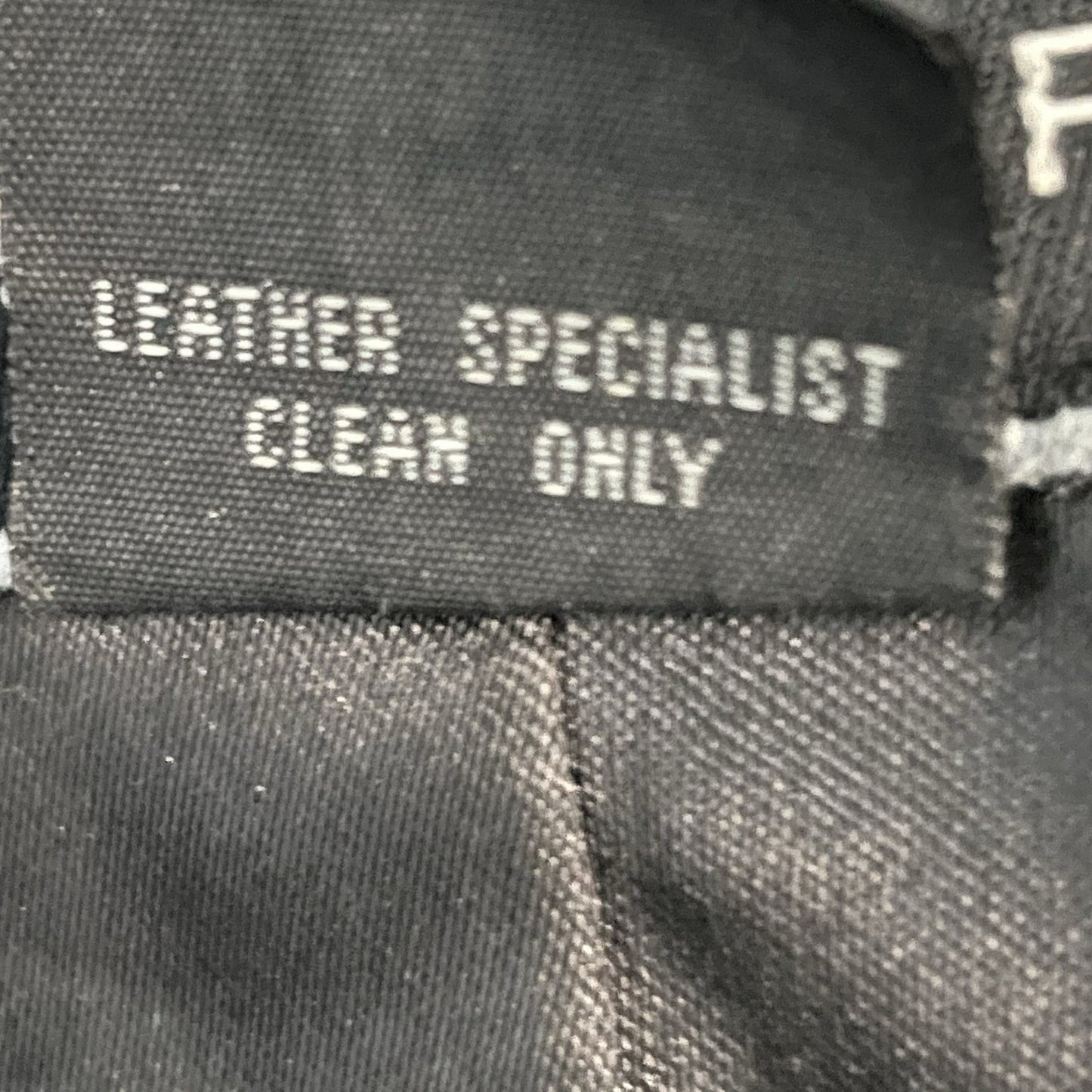 Clio Black Genuine Leather 3 Button Peak Collar Lined Jacket Size Medium M