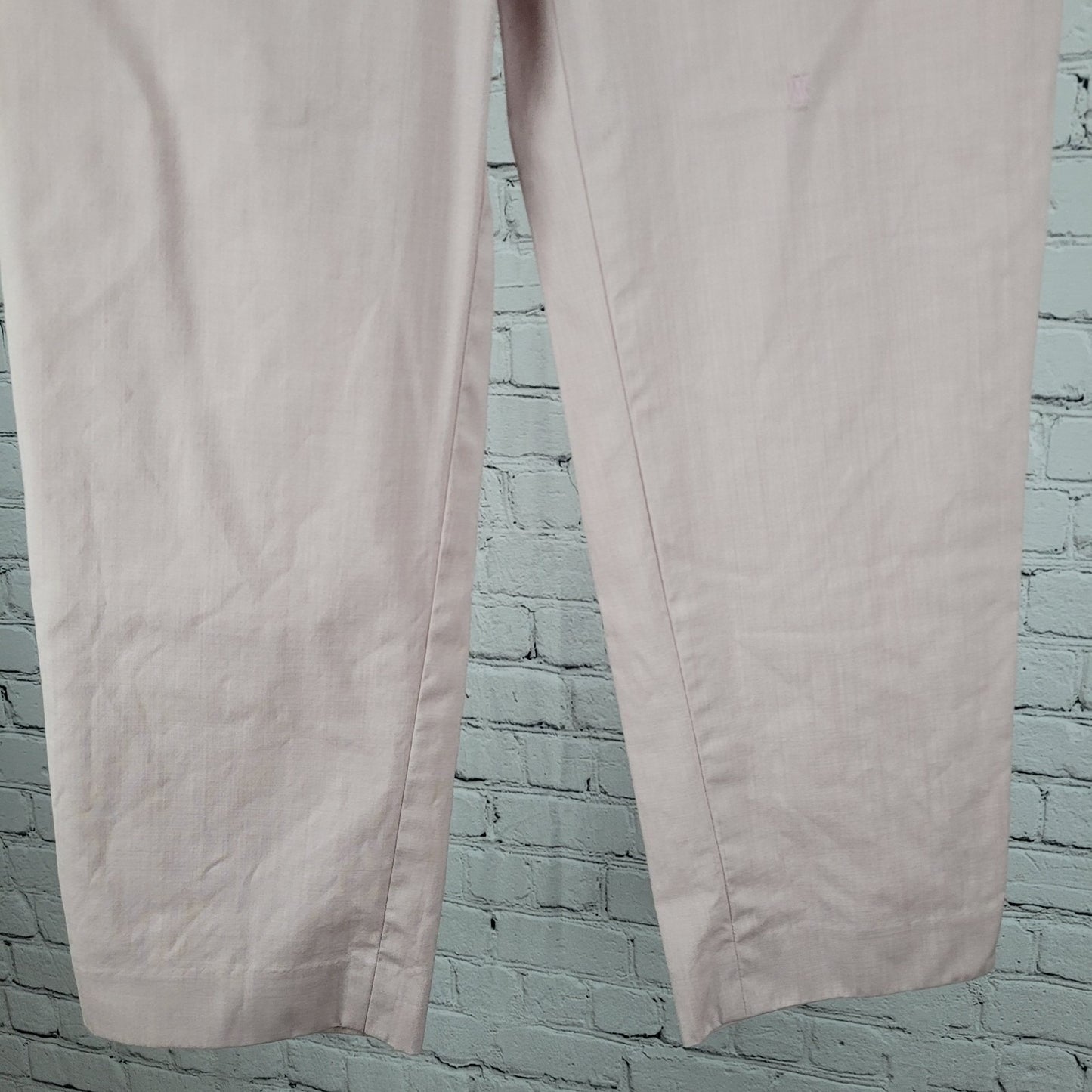 Tibi Nordstrom Pink Wool Stretch High Rise Ankle Dress Pants Size 2 (26x25)