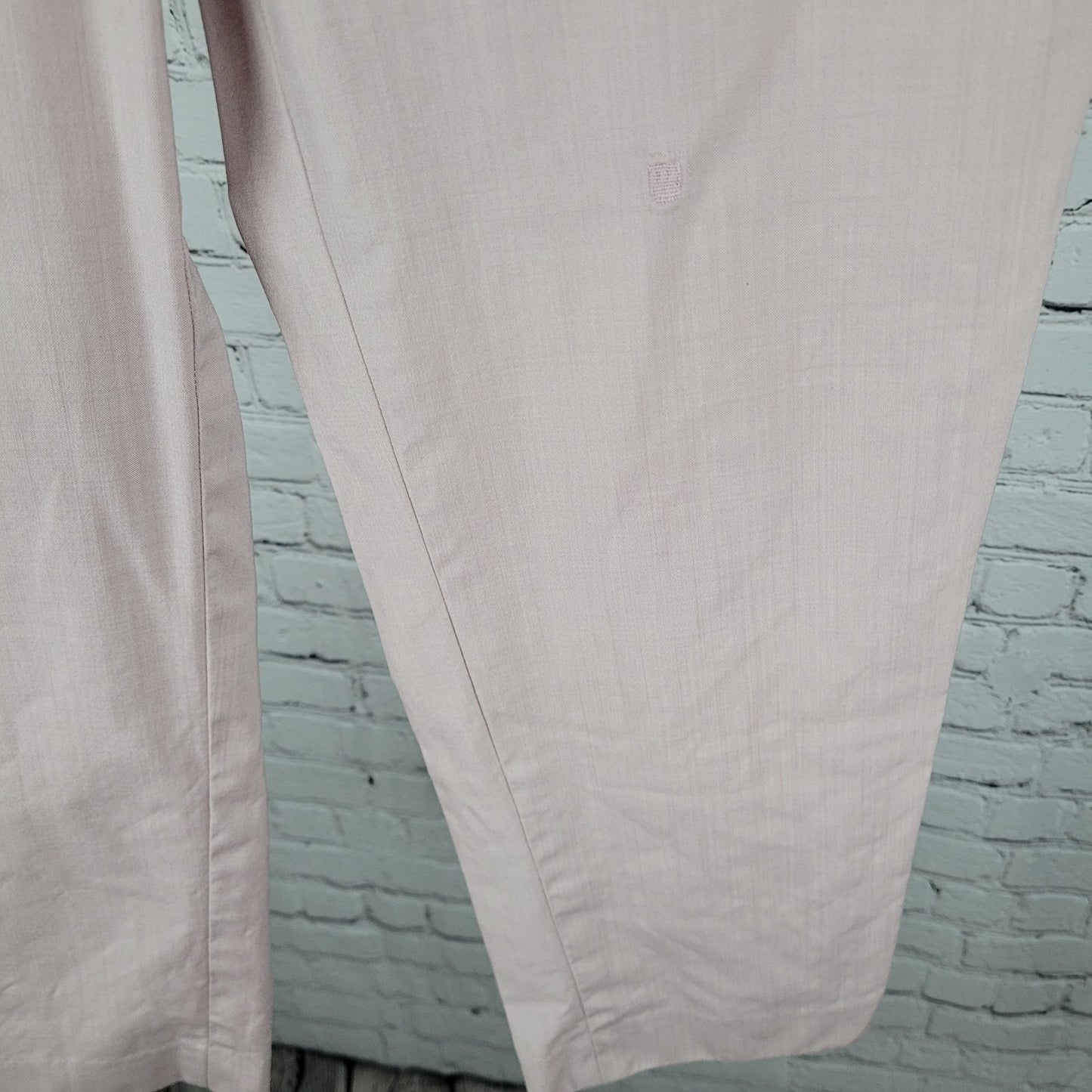 Tibi Nordstrom Pink Wool Stretch High Rise Ankle Dress Pants Size 2 (26x25)