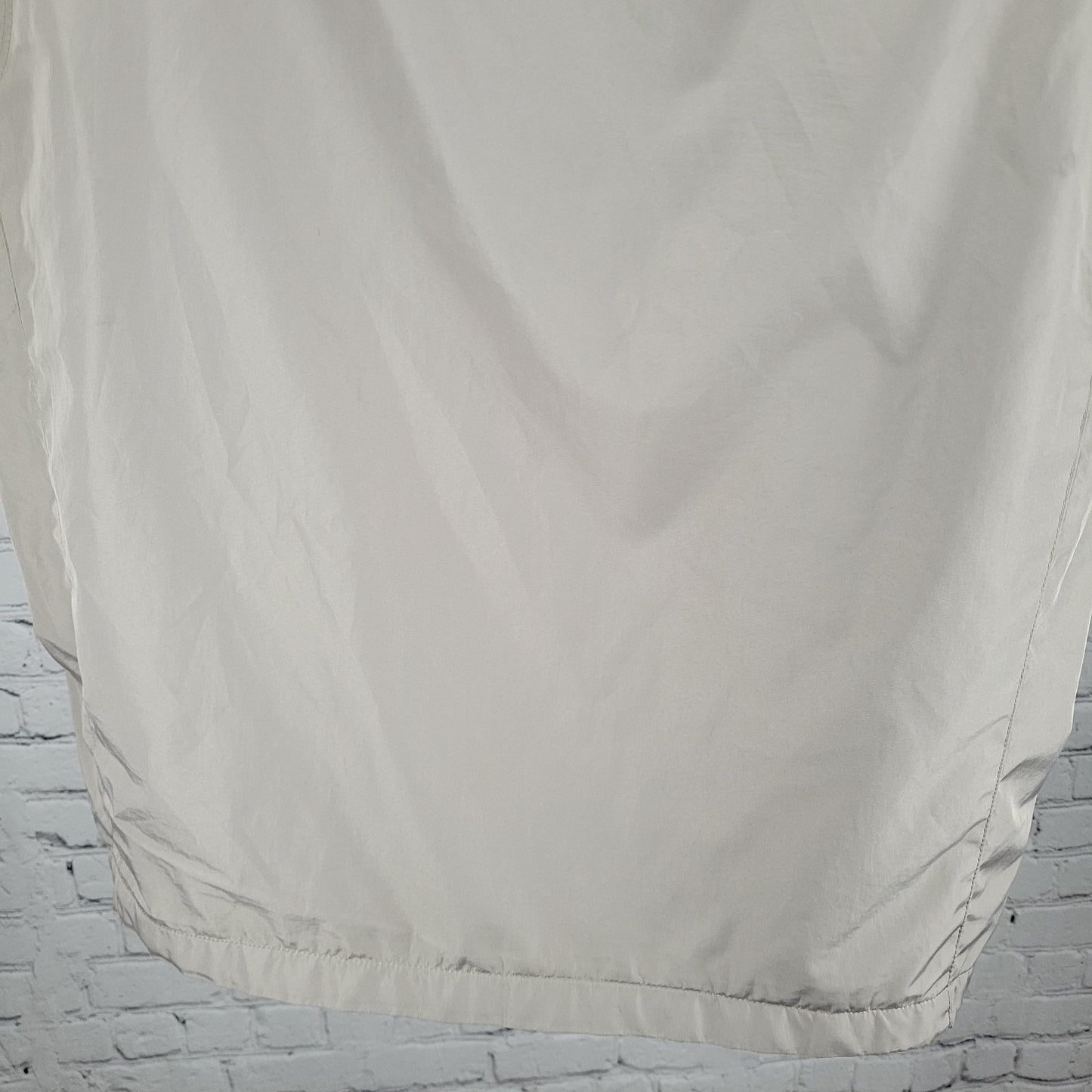 Greg Norman Tasso Elba Beige Fleece Lined Lightweight Zipped Vest Size XL