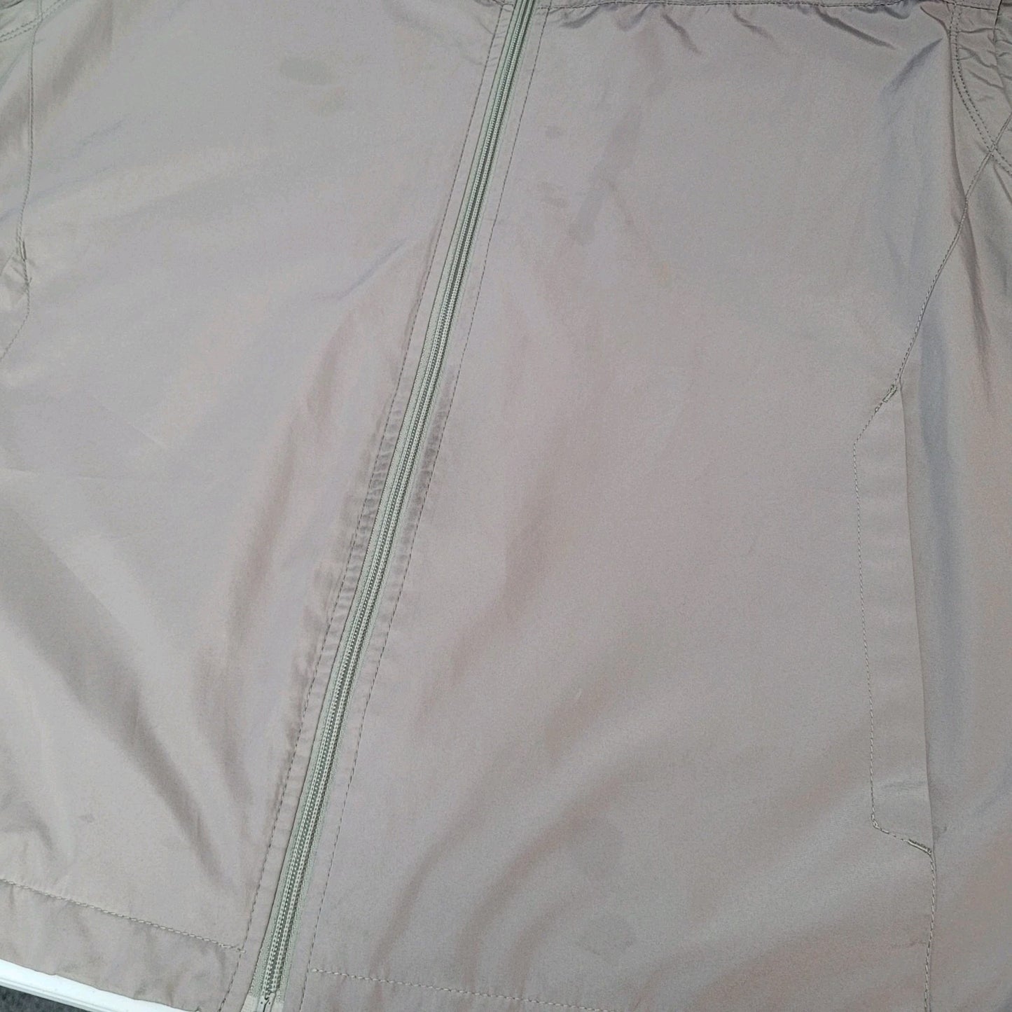 Greg Norman Tasso Elba Beige Fleece Lined Lightweight Zipped Vest Size XL