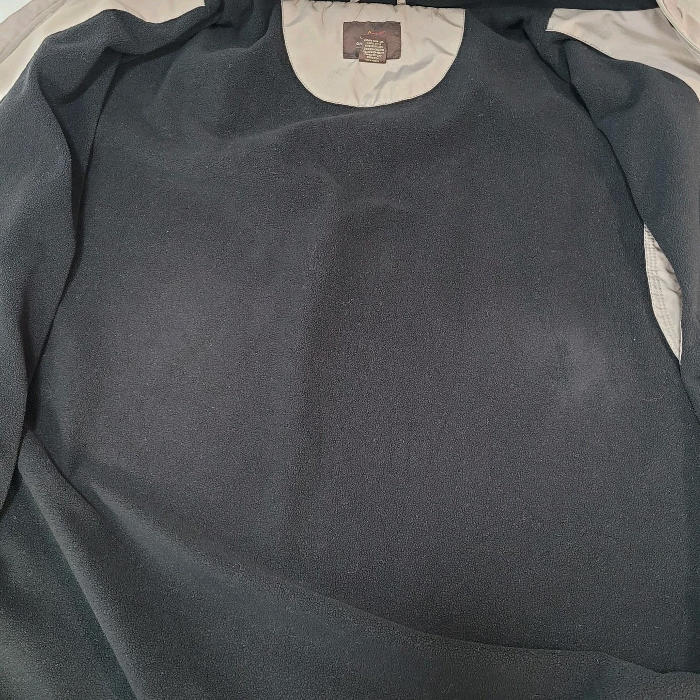 Greg Norman Tasso Elba Beige Fleece Lined Lightweight Zipped Vest Size XL