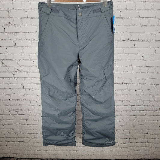 NWT Columbia Grey Outgrown System Waterproof Insulated Snow Pants Size Large L