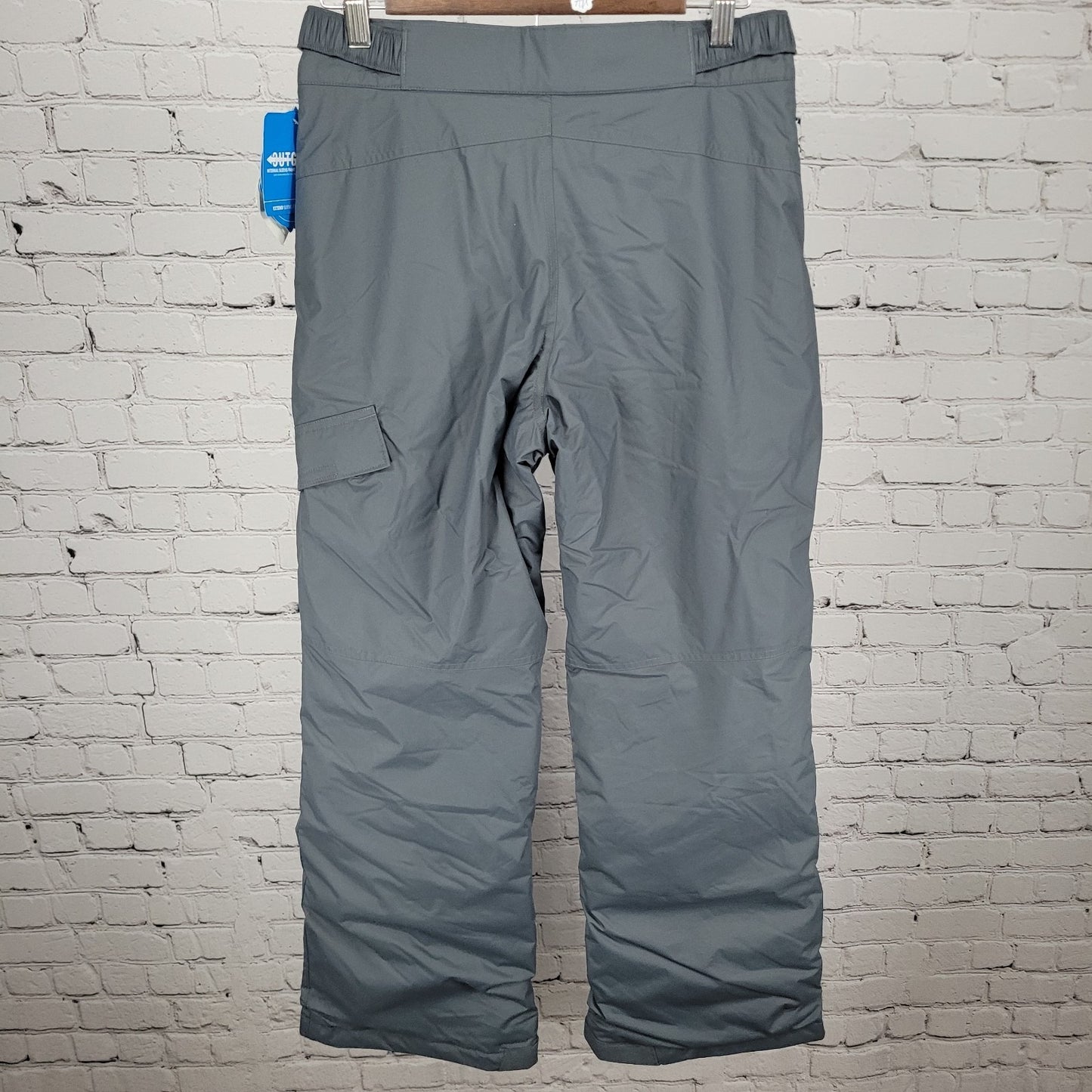 NWT Columbia Grey Outgrown System Waterproof Insulated Snow Pants Size Large L