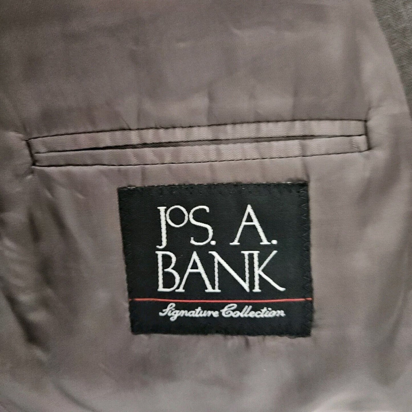 Jos A Bank Brown 2 Button Single Breast Wool Blazer 44 R