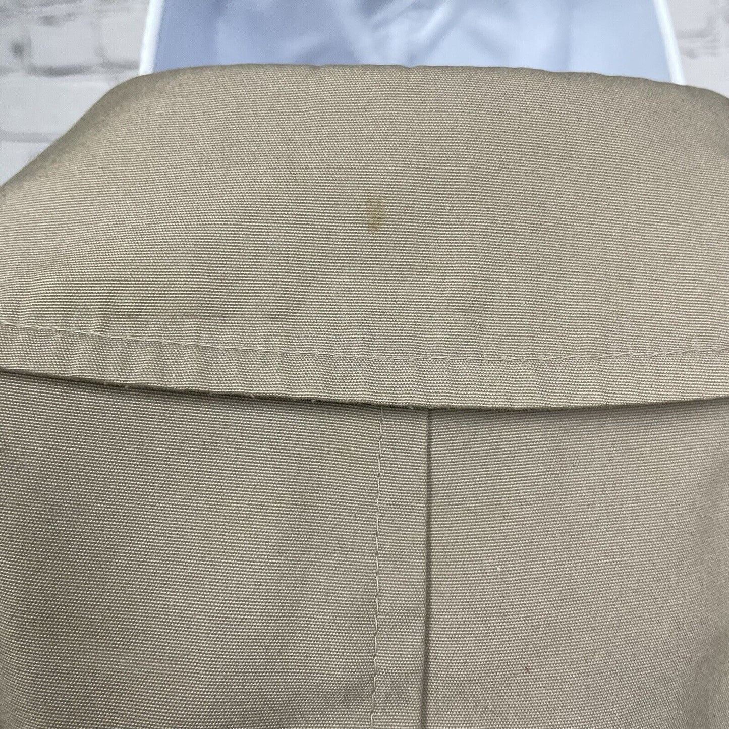 London Fog Tan Trench Long Coat Button Collar Removable Insulated Liner Size 44L
