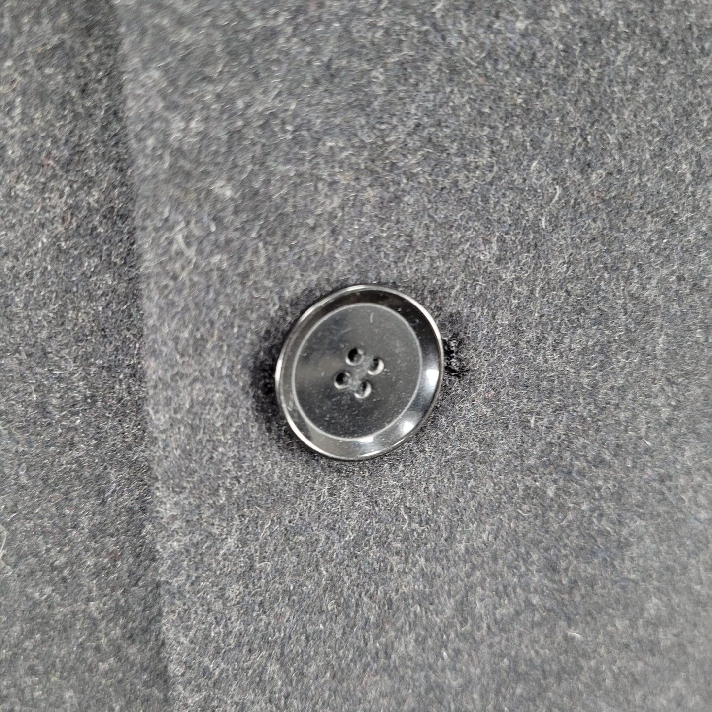 Chereskin Grey Cashmere Wool Blend Piedmont Buttoned Lined Over Coat Size 42R