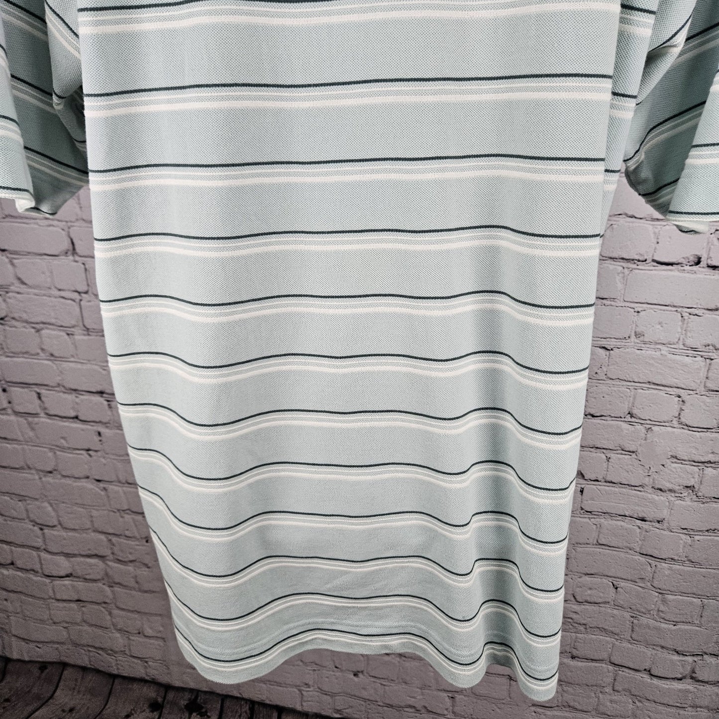 Cutter & Buck Four Seasons Resort Hualalai Hawaii Blue Short Sleeve Polo Short L