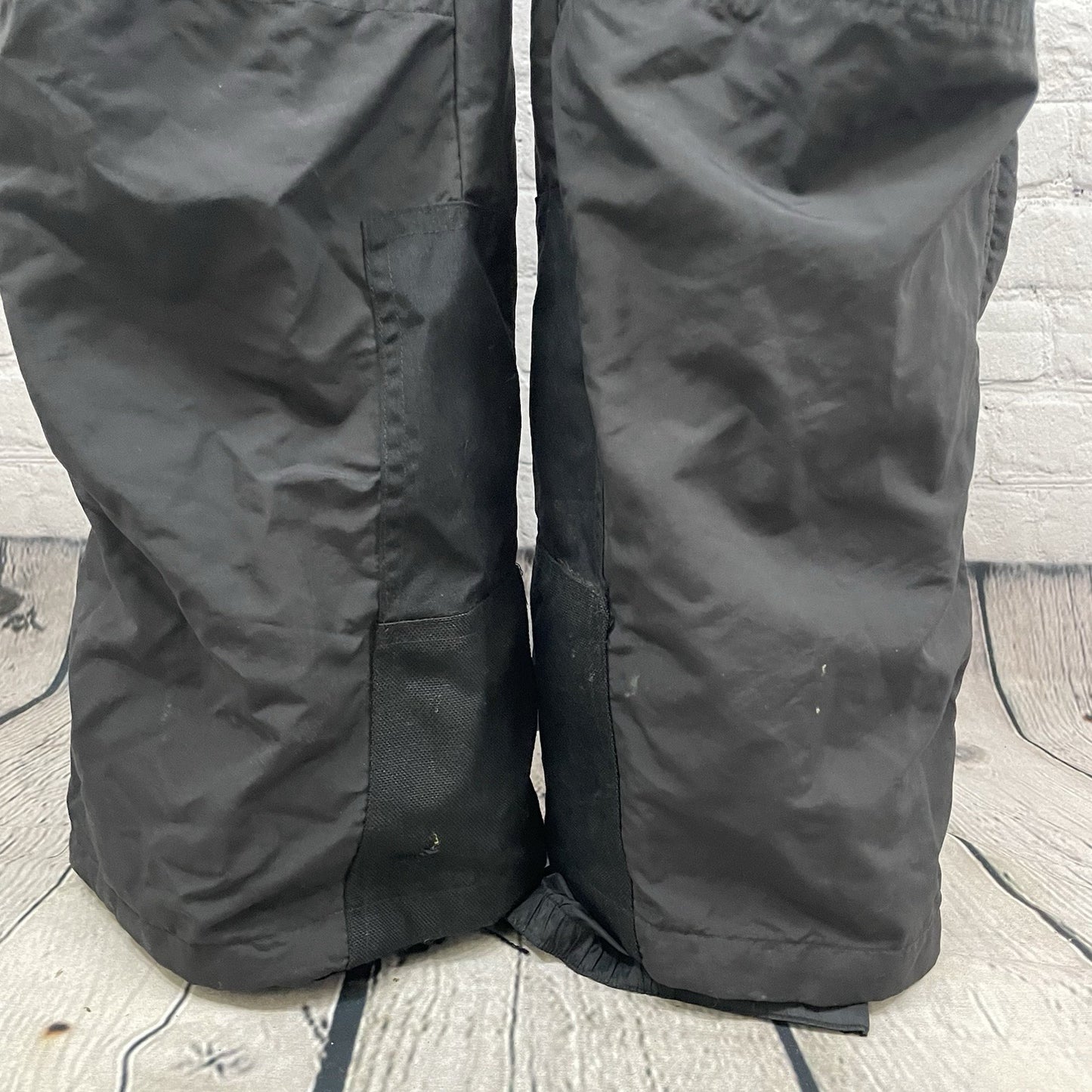 The North Face Black Adjustable Lined Zipped Ski Snow Bibs Overalls Size Large L