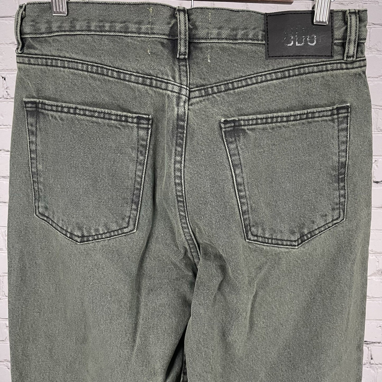 BDG Urban Outfitters Green 100% Cotton Skate Fit Straight Leg Jeans 30 (31x32)