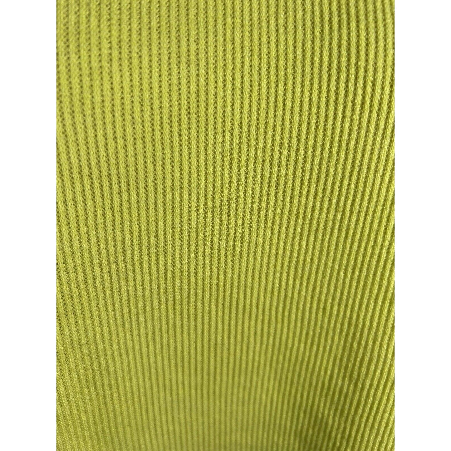 Urban Renewal Neon Green Cropped Long Sleeve Recycled Fabric Knit Sweater USA M