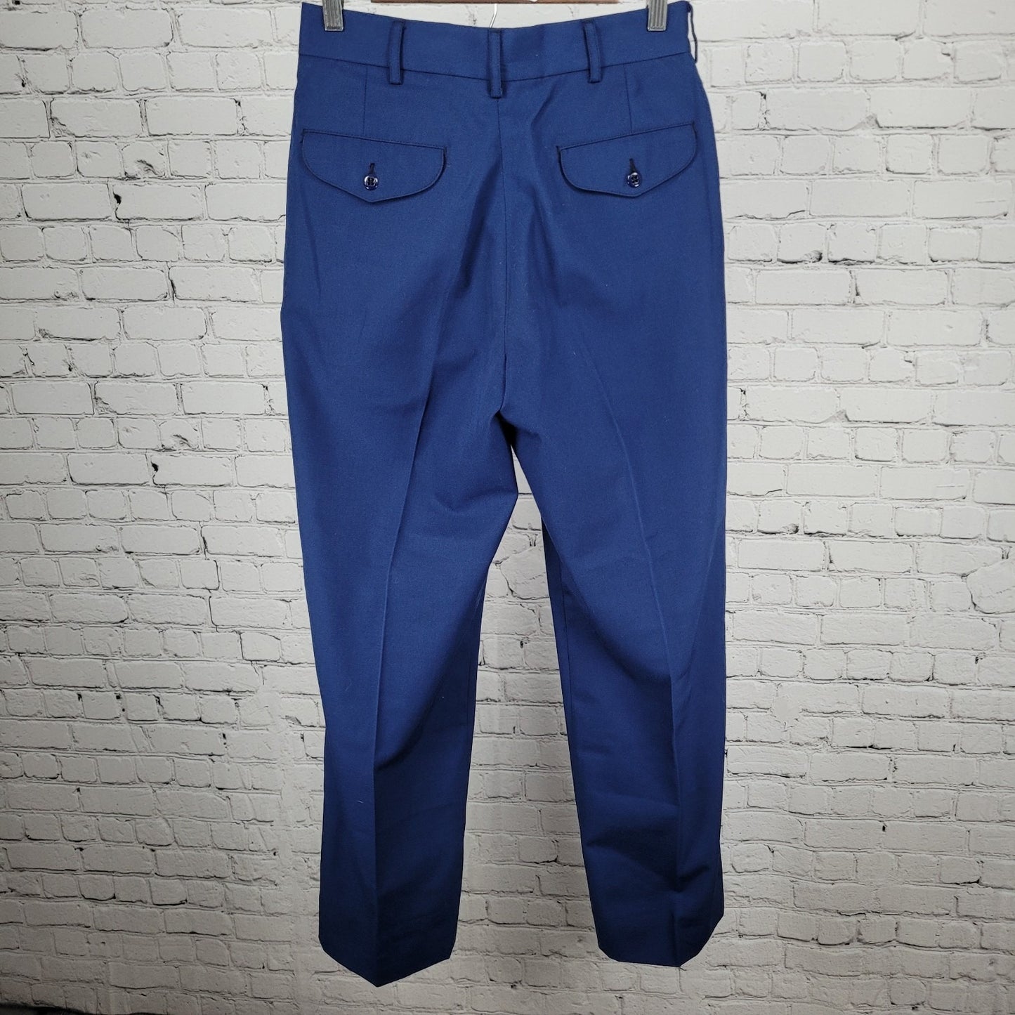 Defense Logistics Agency Marine Corps Blue Wool Blend Trousers Pants 29R (29x31)