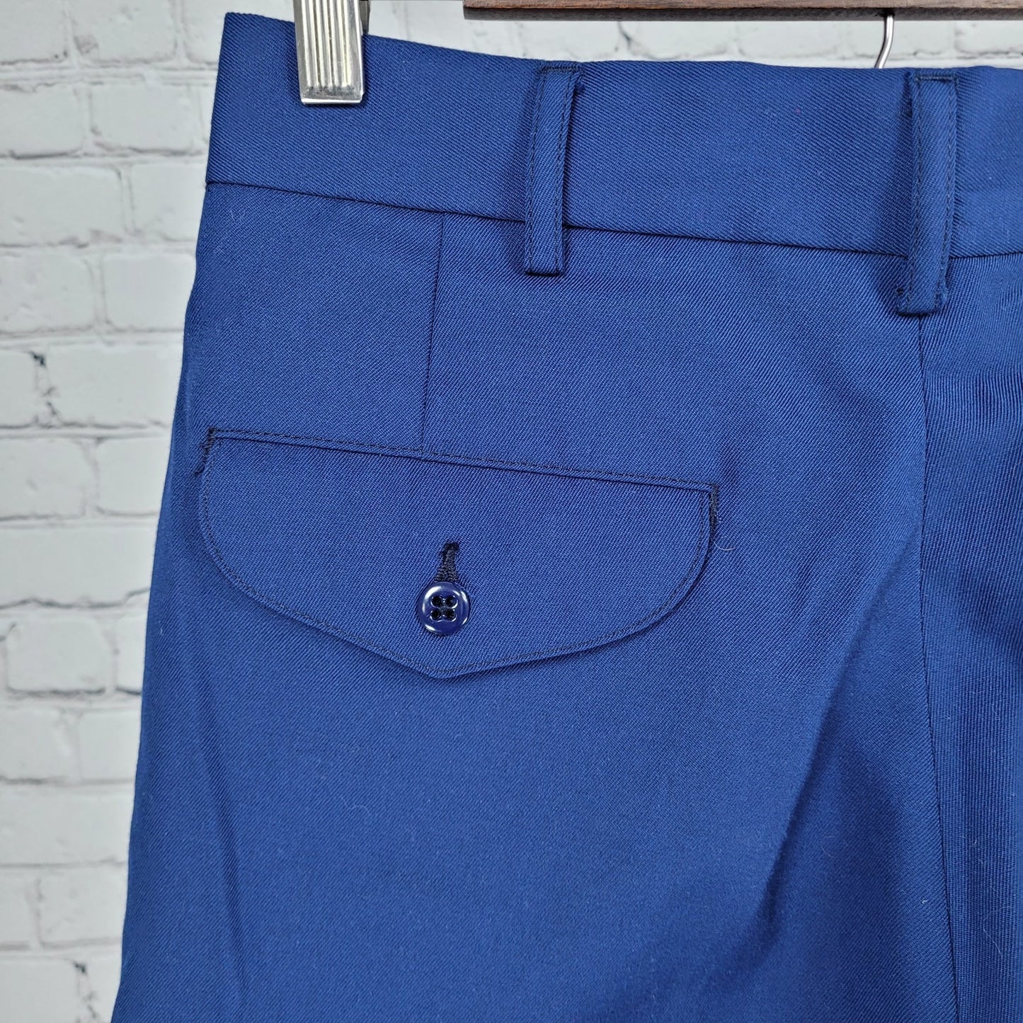 Defense Logistics Agency Marine Corps Blue Wool Blend Trousers Pants 29R (29x31)