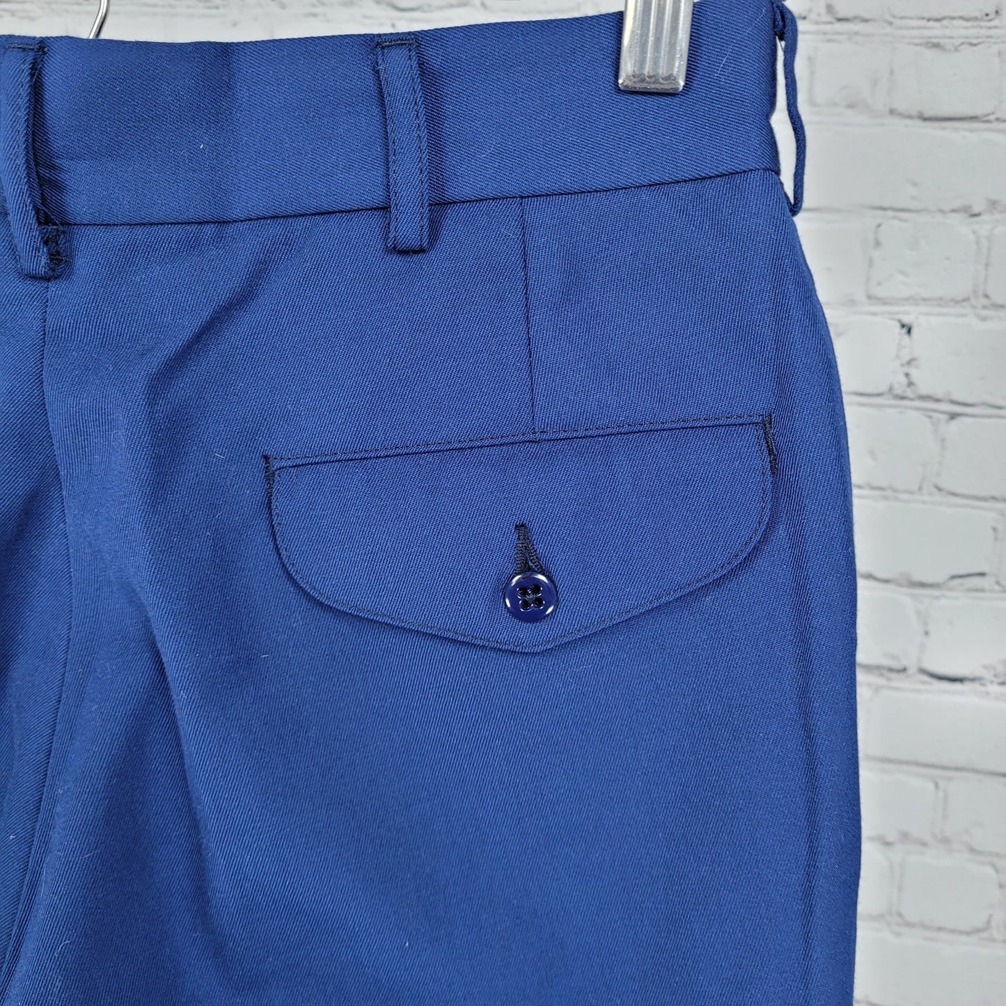 Defense Logistics Agency Marine Corps Blue Wool Blend Trousers Pants 29R (29x31)