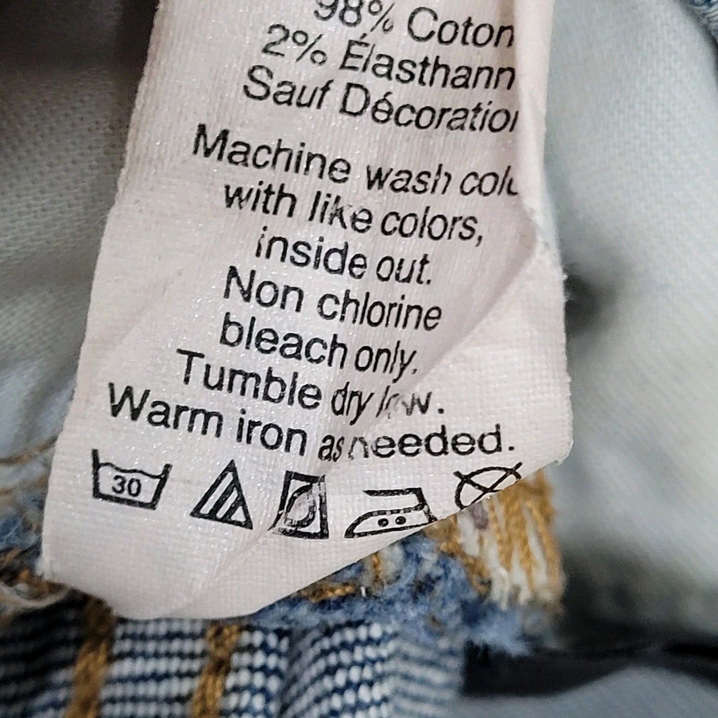 Madewell Blue High Rise Denim Medium Wash Cut Off Shorts 26 (28x4)