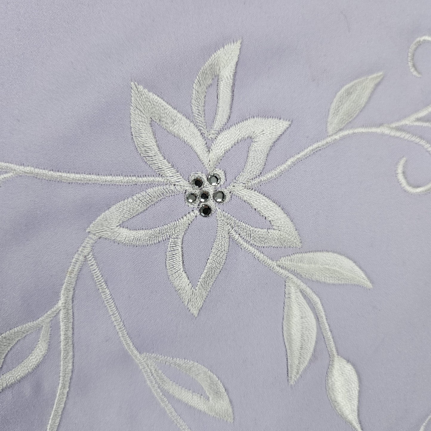 VTG Roberta Purple Embroidered Floral Strappy Mermaid Gown Maxi Dress USA 11/12