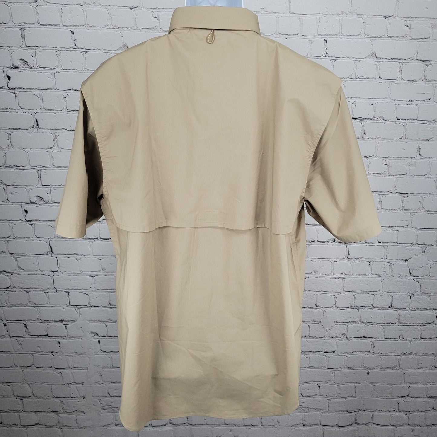 NWD Texas Open National Championships Tan Performance Button Down Shirt Large L