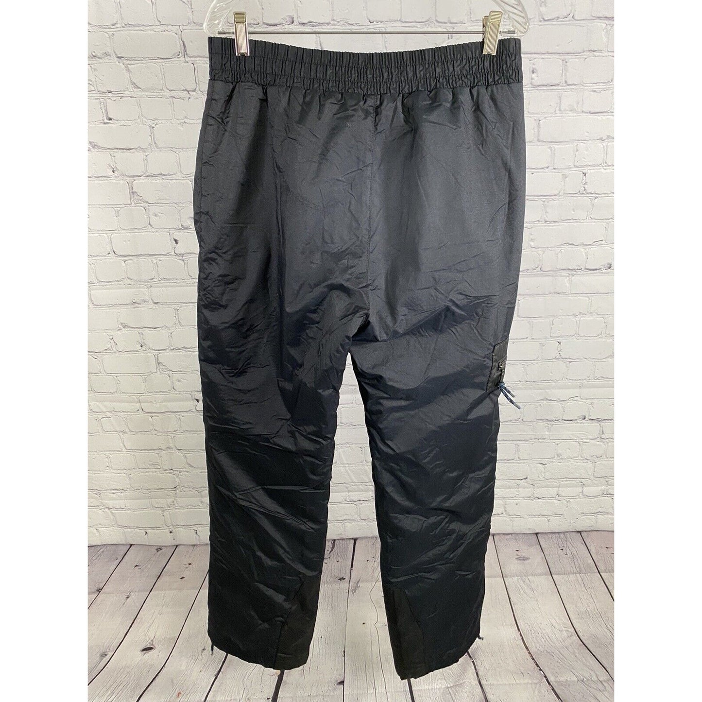 Mountain Goat Snow Pants Mens 34 Black Insulated Zip-Ankle Zip-Pockets