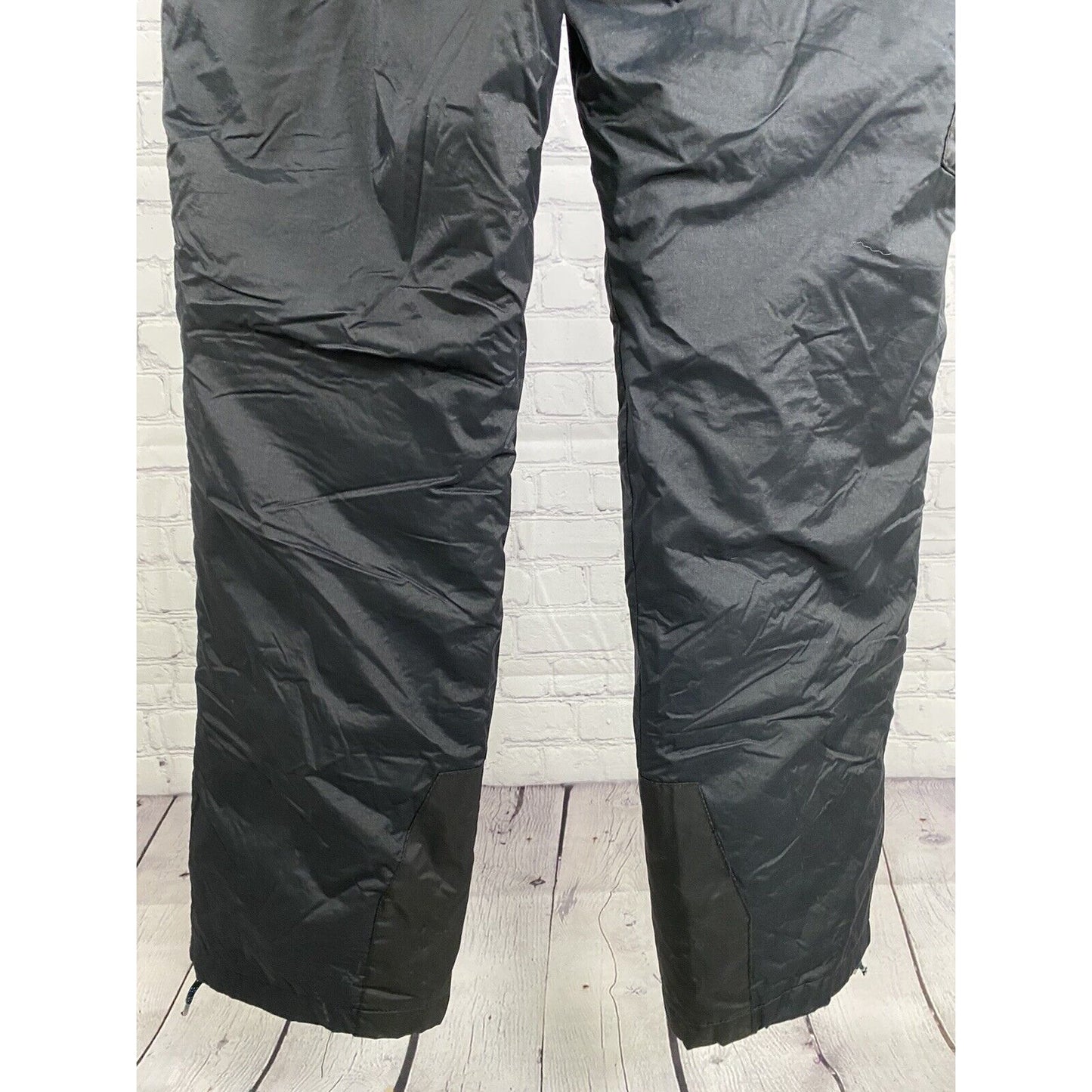 Mountain Goat Snow Pants Mens 34 Black Insulated Zip-Ankle Zip-Pockets