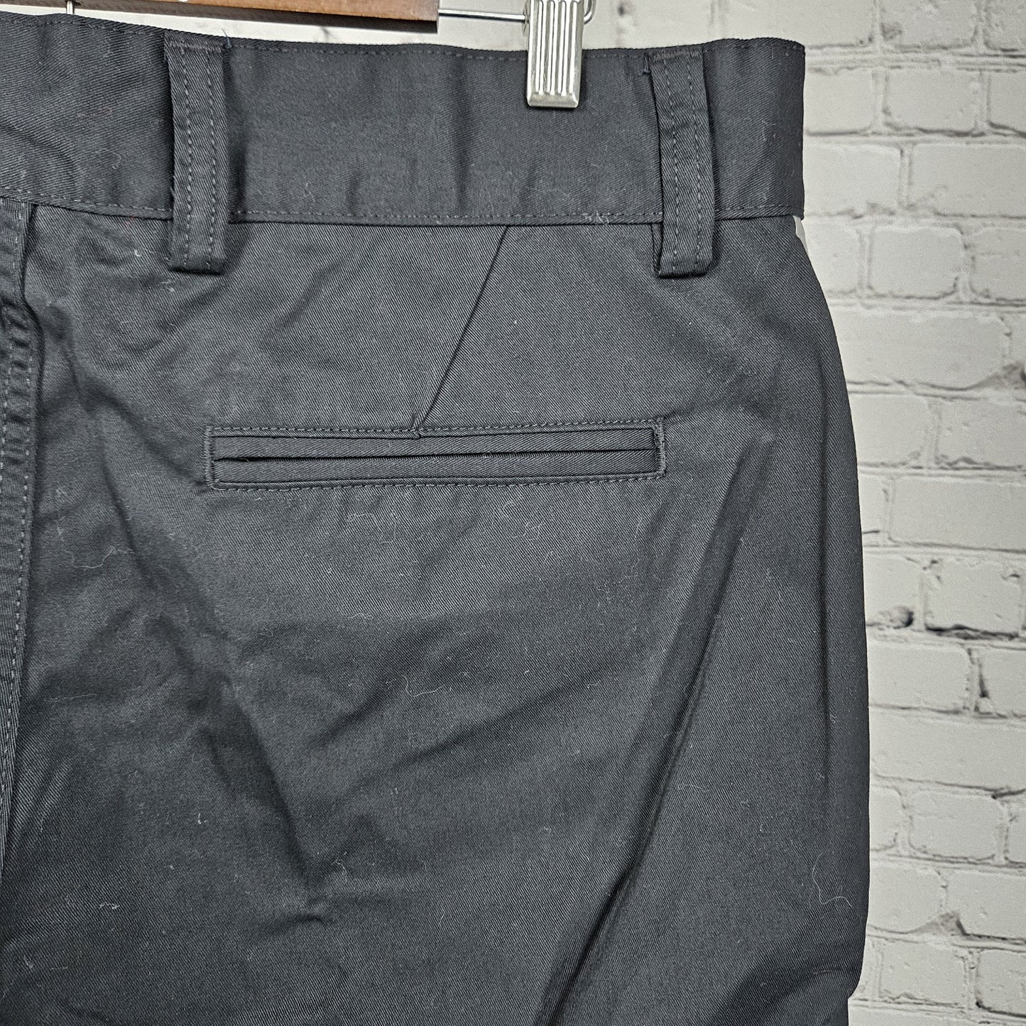 Tesla Black Relective Stripe Straight Leg Workwear Casual Chino Pants 36x32