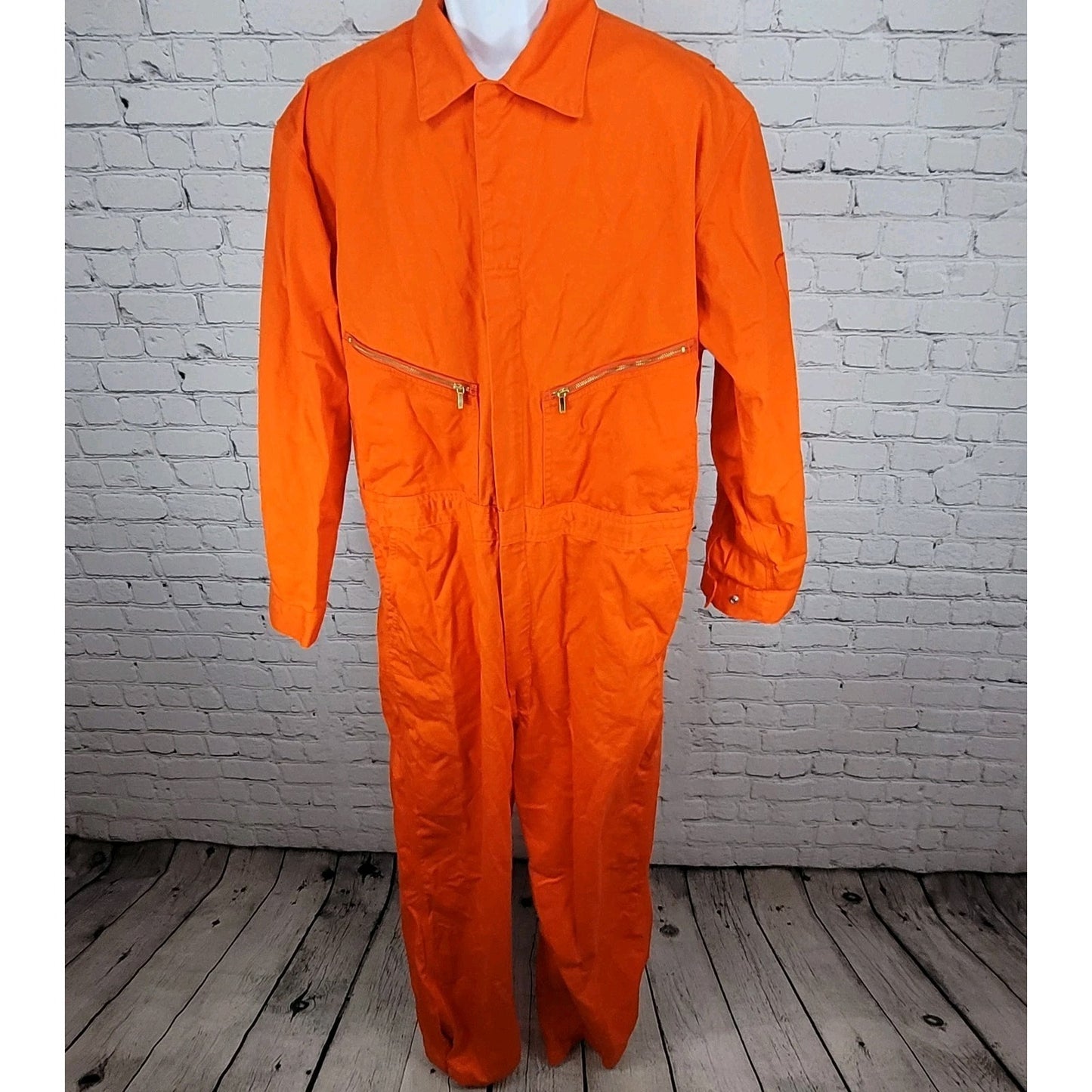 Walls Master Made Outdoor Goods Orange Workwear Uniform Utility Coveralls XL