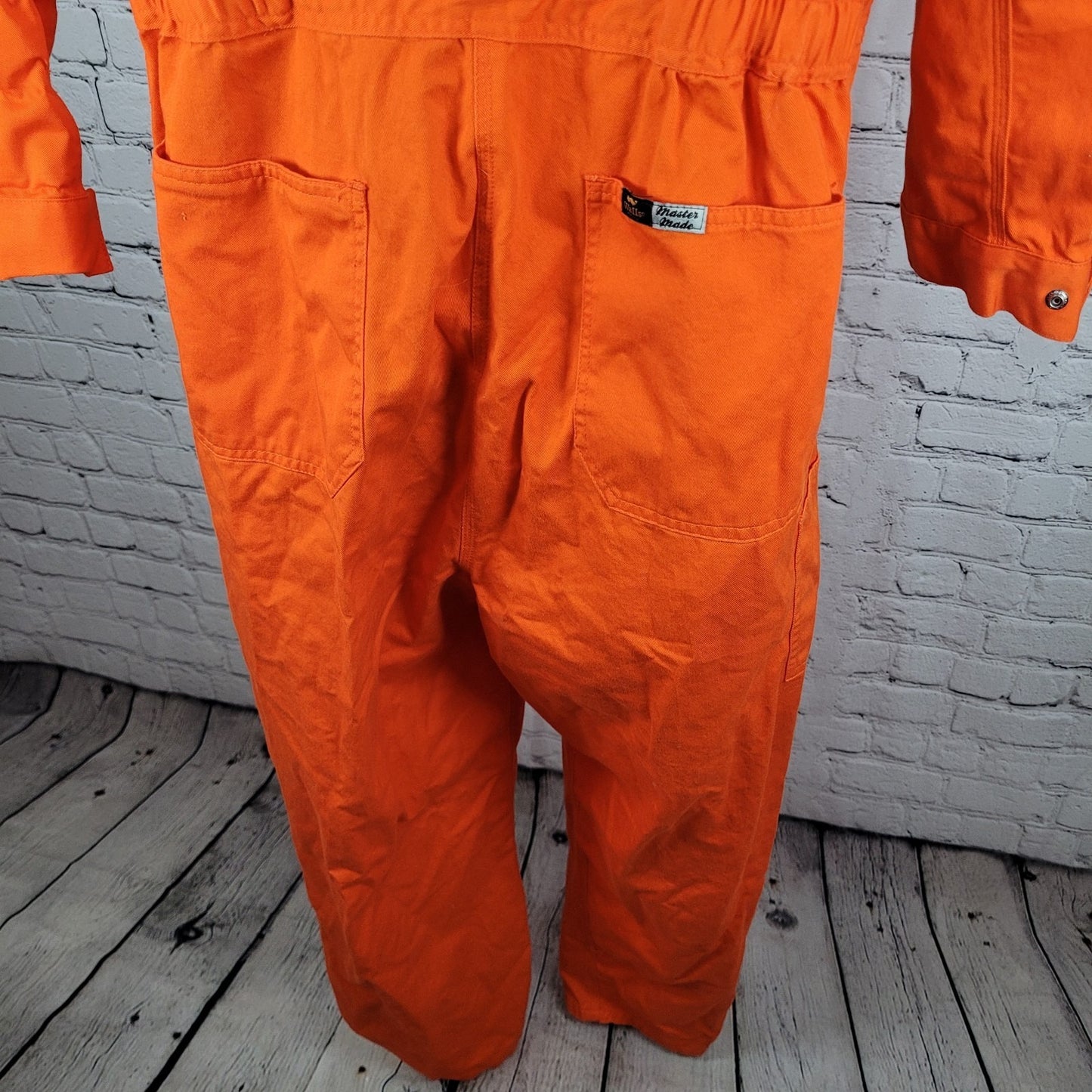 Walls Master Made Outdoor Goods Orange Workwear Uniform Utility Coveralls XL