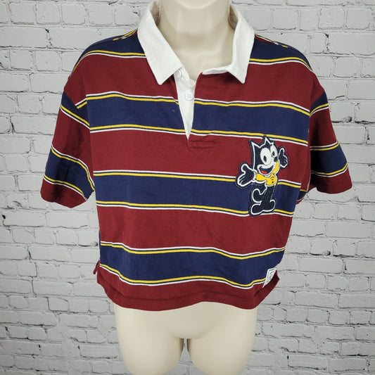 Levi’s x Felix The Cat Striped Official University Merchandise Crop Top XS