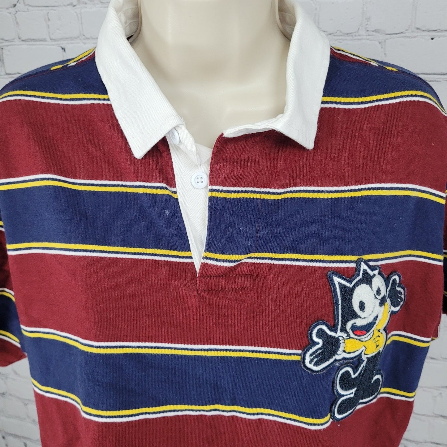 Levi’s x Felix The Cat Striped Official University Merchandise Crop Top XS