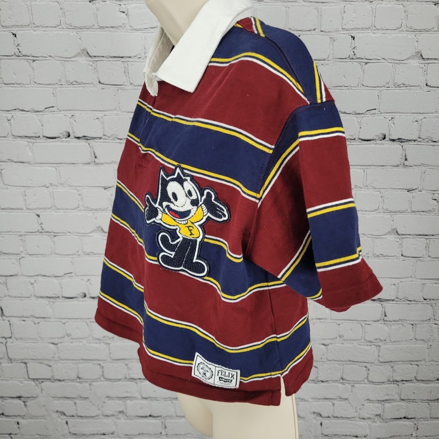 Levi’s x Felix The Cat Striped Official University Merchandise Crop Top XS