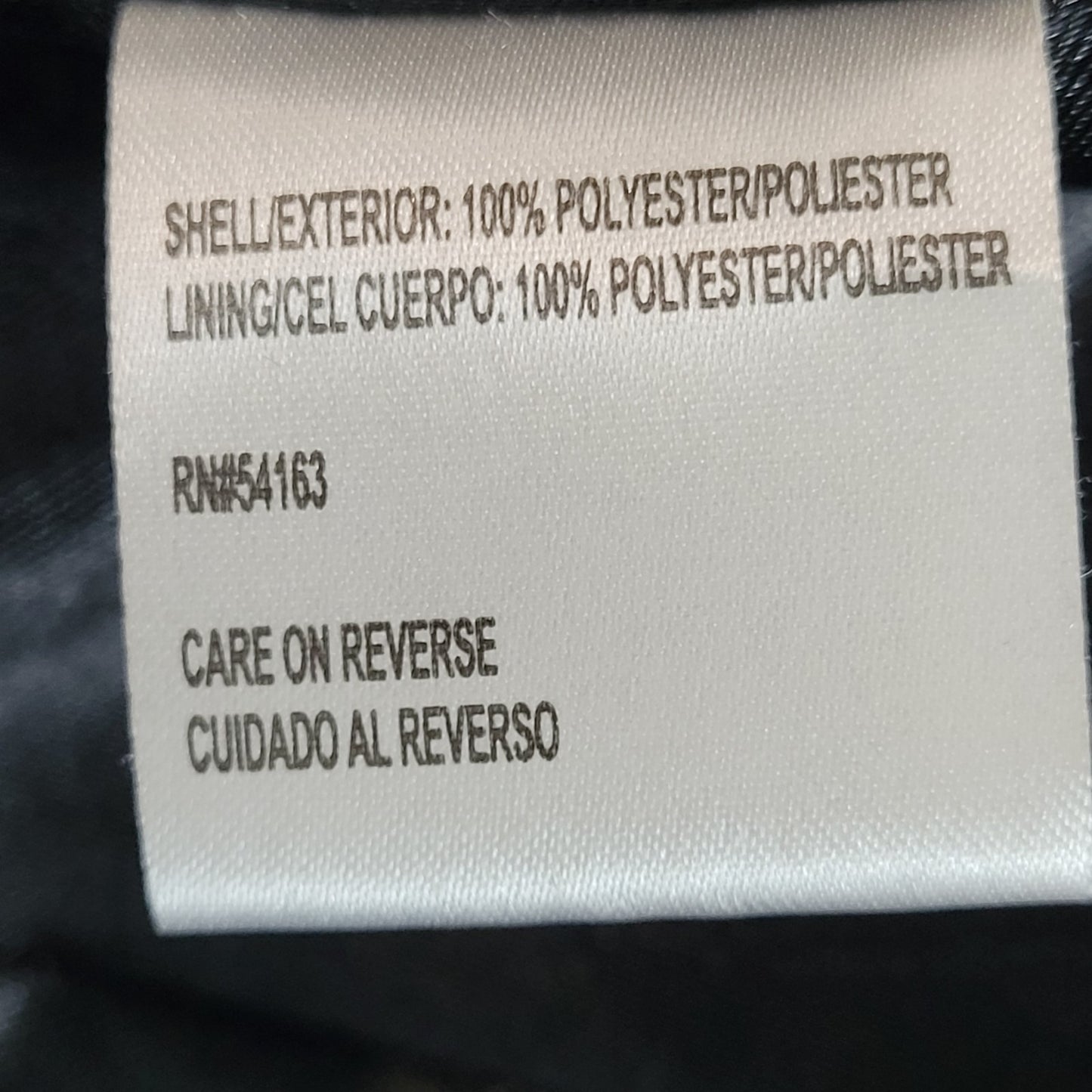 Calvin Klein Black Double Breasted Buttoned Rain Coat Jacket Peacoat Large L