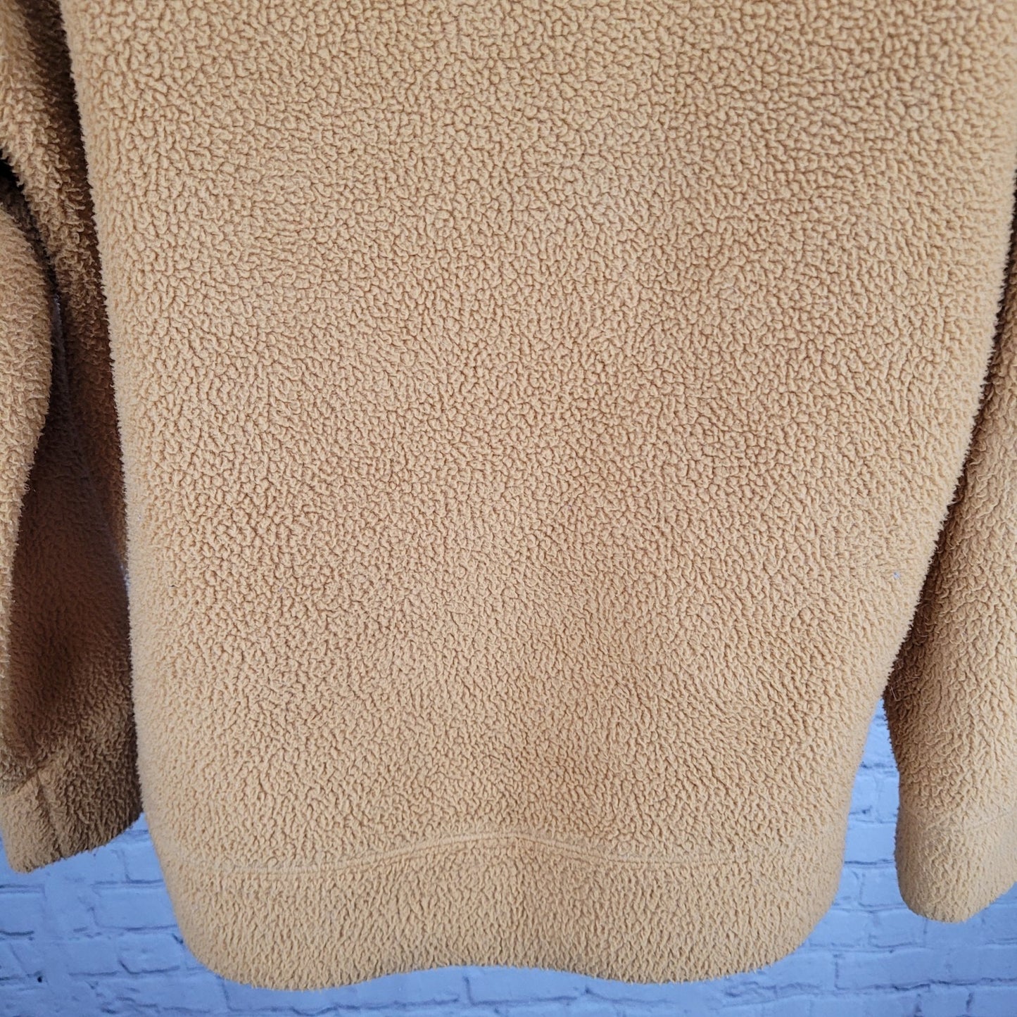 Urban Outfitters Yellow Fleece 1/4 Zip Collared Pullover Jacket Size Small S