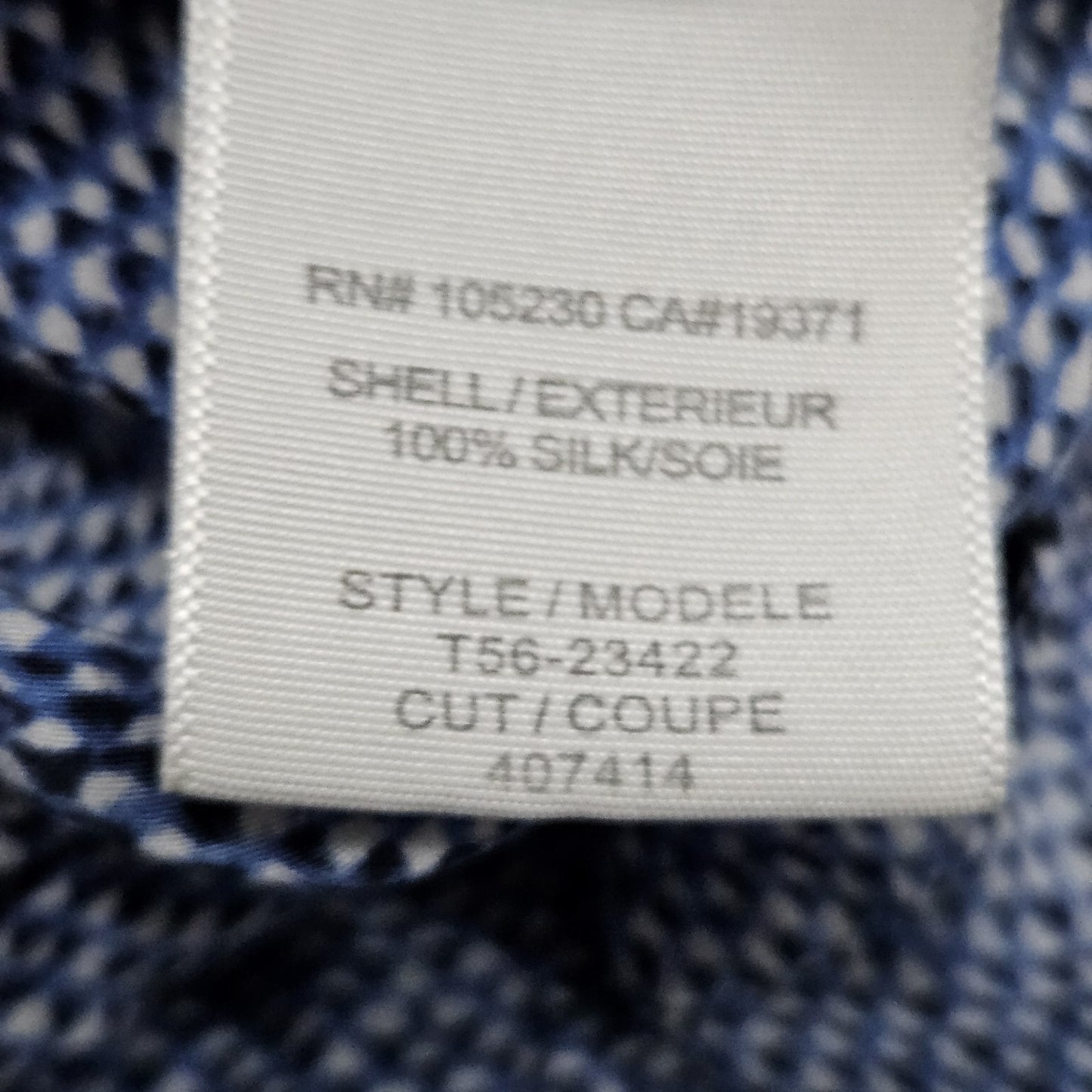 JOIE Blue 100% Silk Print Sleeveless Ruched V Neck Button Up Tank Blouse Top XS
