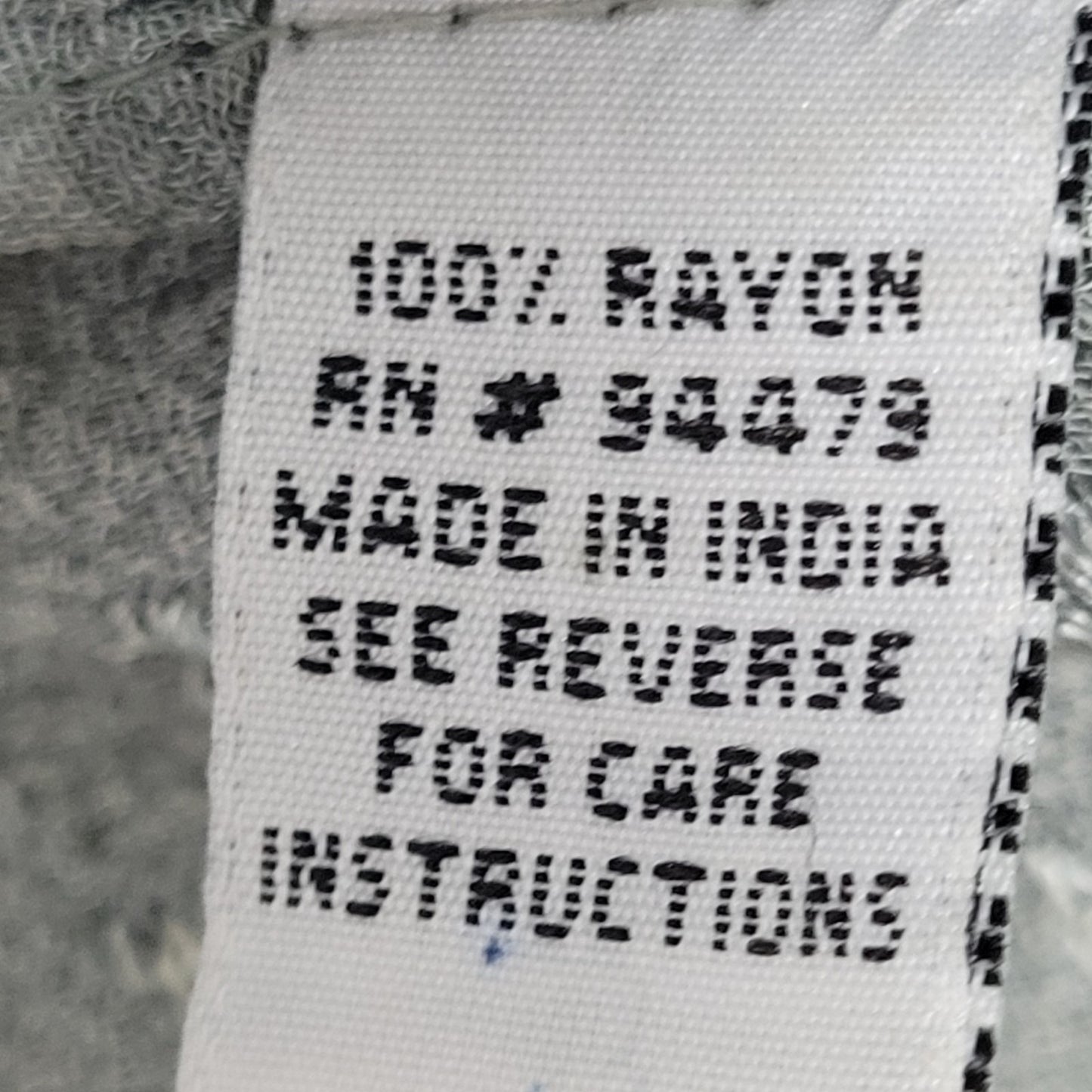 Magic Grey Crochet Embroidered Beaded Sleeveless Boho Dress Size Medium M