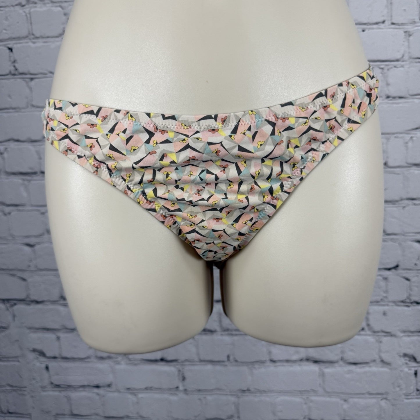 J Crew Floral Multicolor Swim Suit Bikini Bottom Size Small S