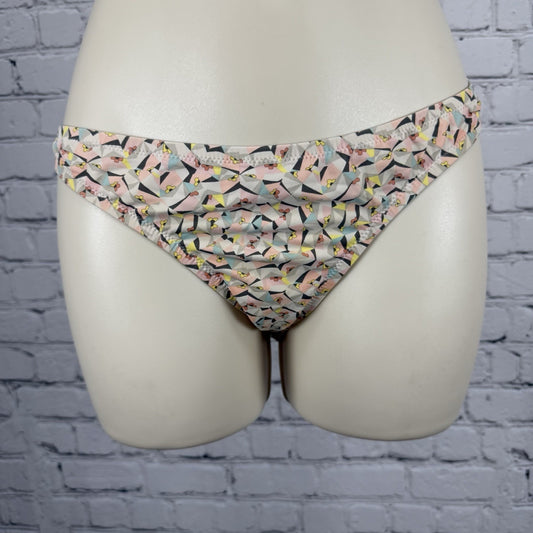 J Crew Floral Multicolor Swim Suit Bikini Bottom Size Small S