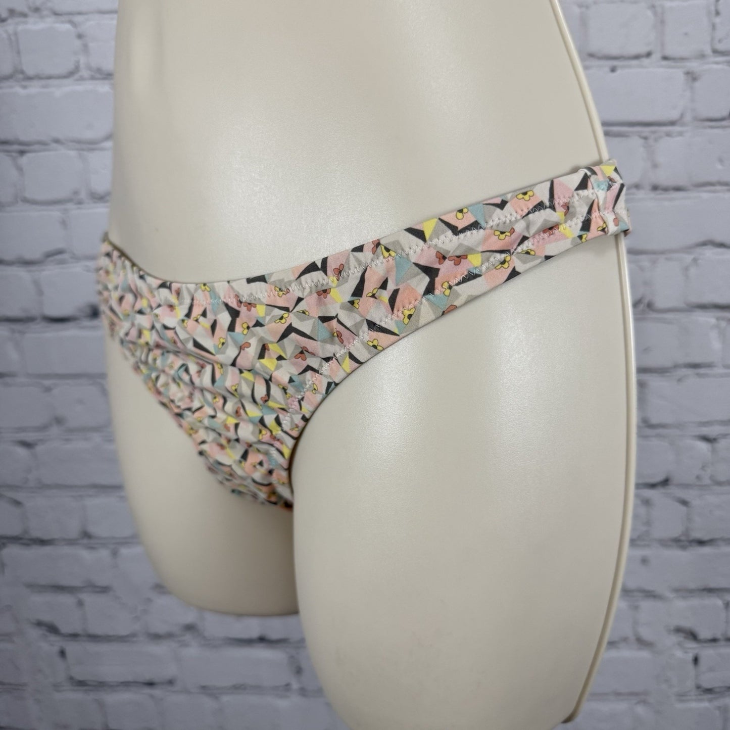 J Crew Floral Multicolor Swim Suit Bikini Bottom Size Small S