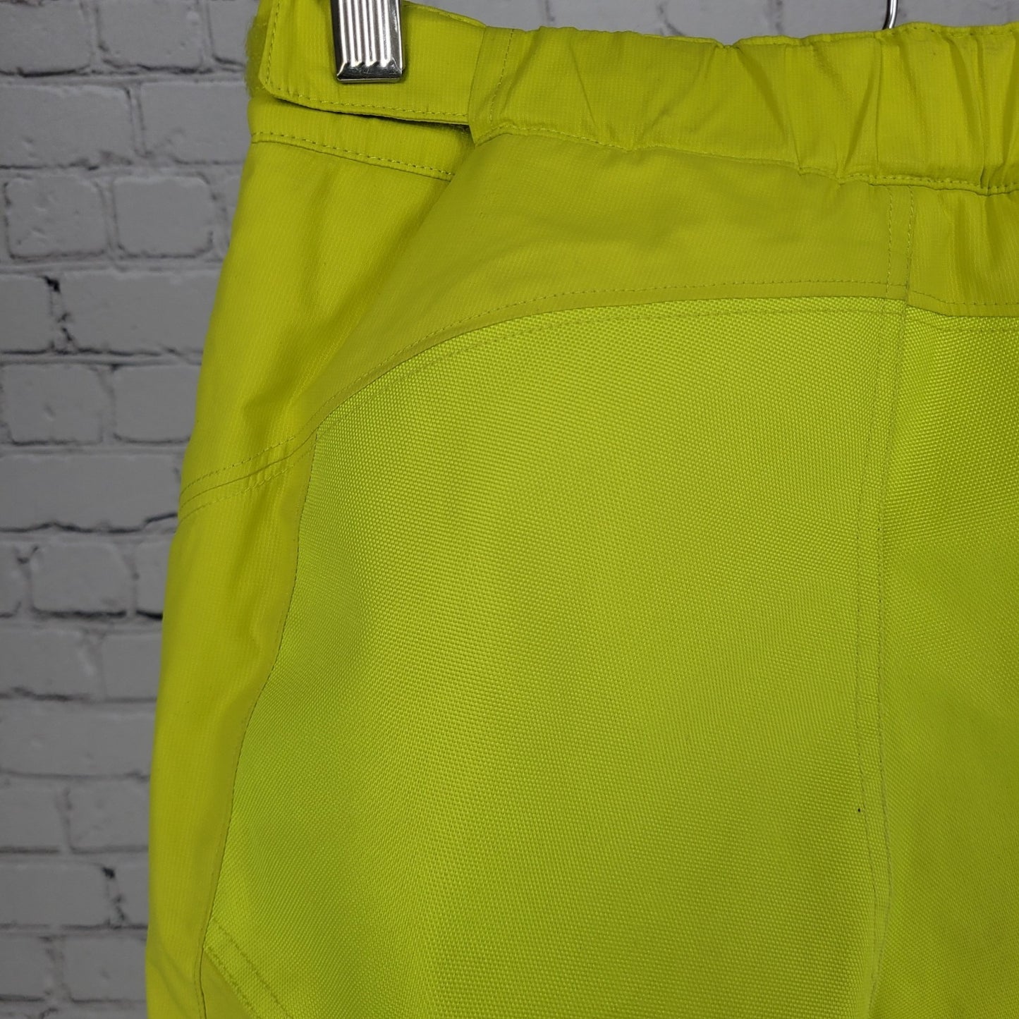 LL Bean Neon Yellow Thinsulate Adjustable Waist Snow Pants Youth Size 10 (26x26)