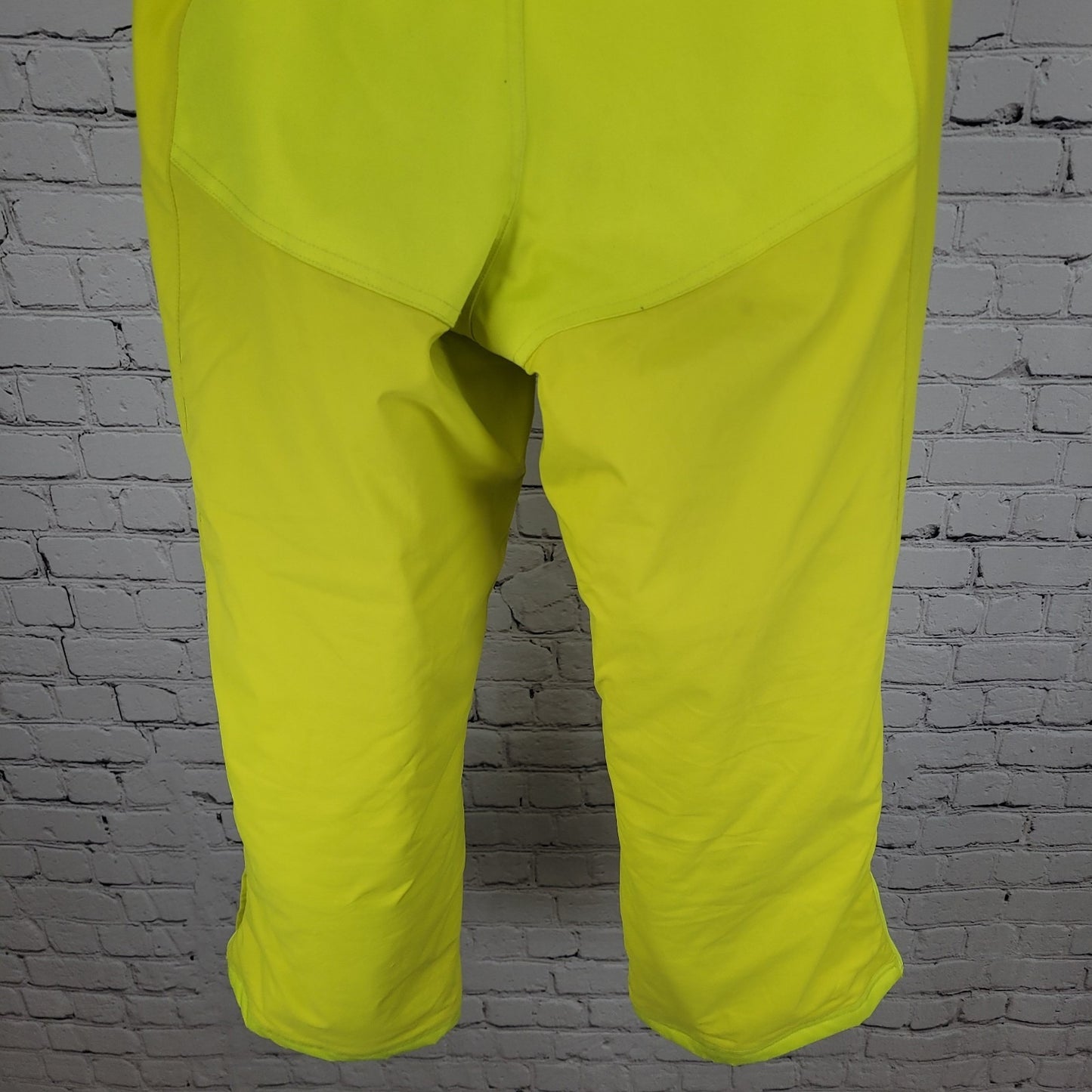LL Bean Neon Yellow Thinsulate Adjustable Waist Snow Pants Youth Size 10 (26x26)