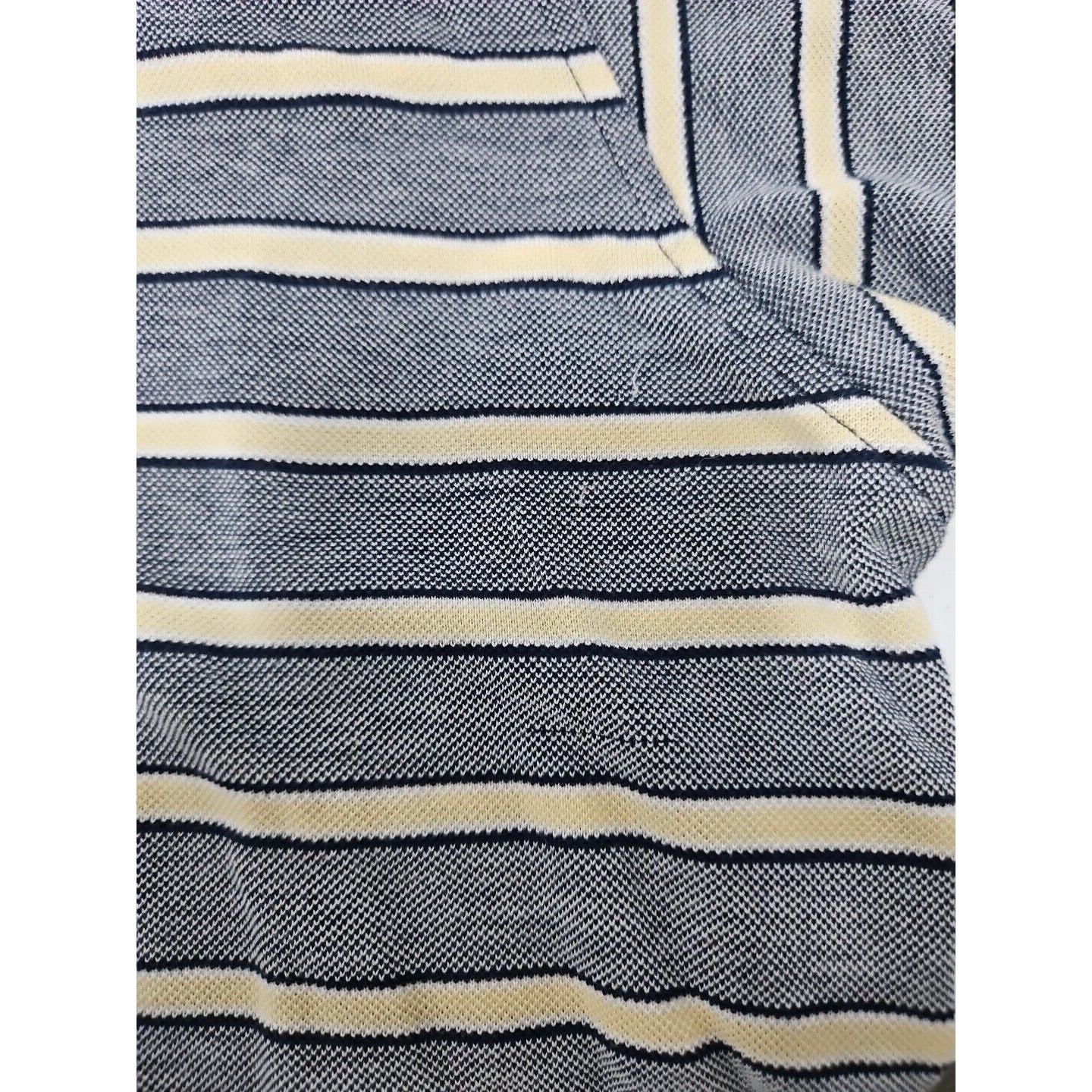 Tehama Clint Aspen Glen 100% Pima Cotton  Stiped Short Sleeve Golf Polo Size XXL