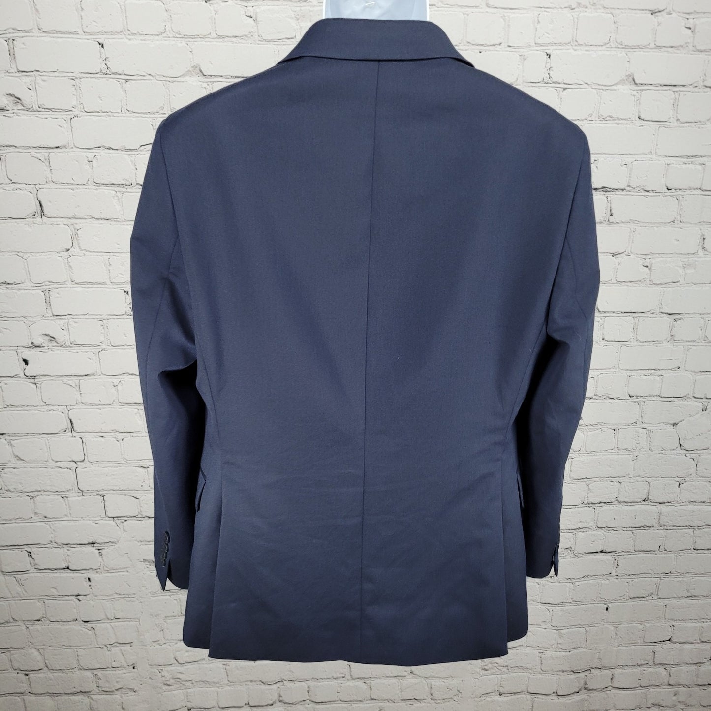 J. Ferrar Navy Slim Fit Ultra Comfort Stretch Peak Blazer Suit Jacket Size 42R